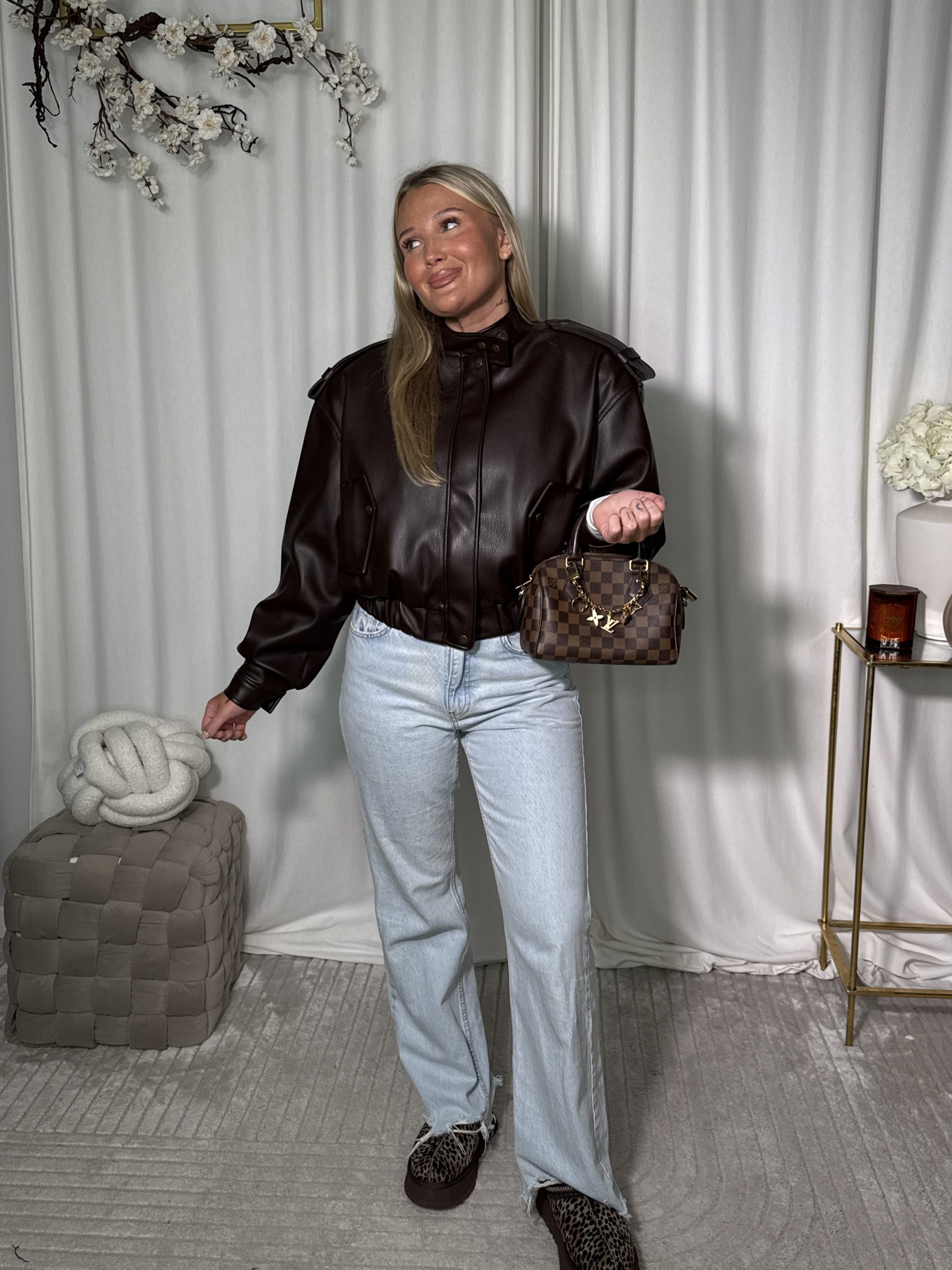 Kurtka Leila Dark Brown - obrazek 8