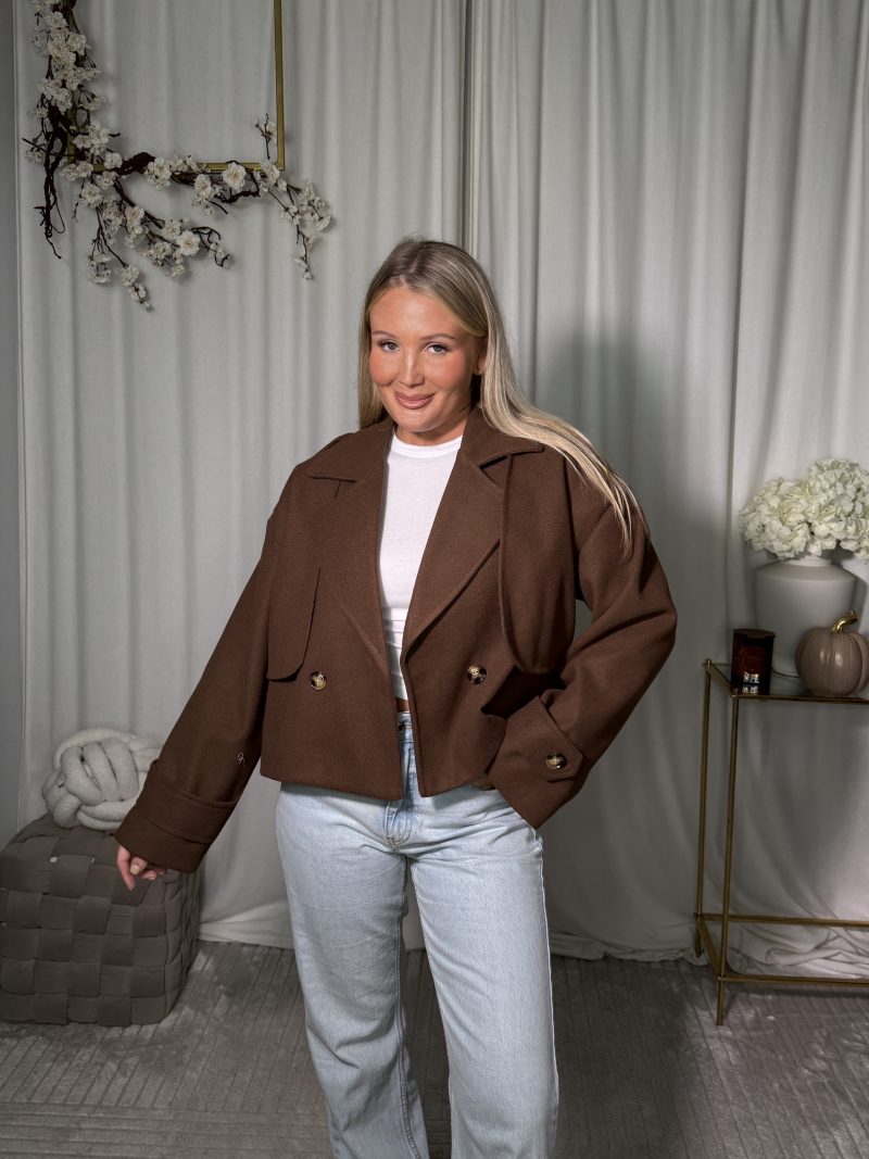 Płaszczyk Tezeni Brown