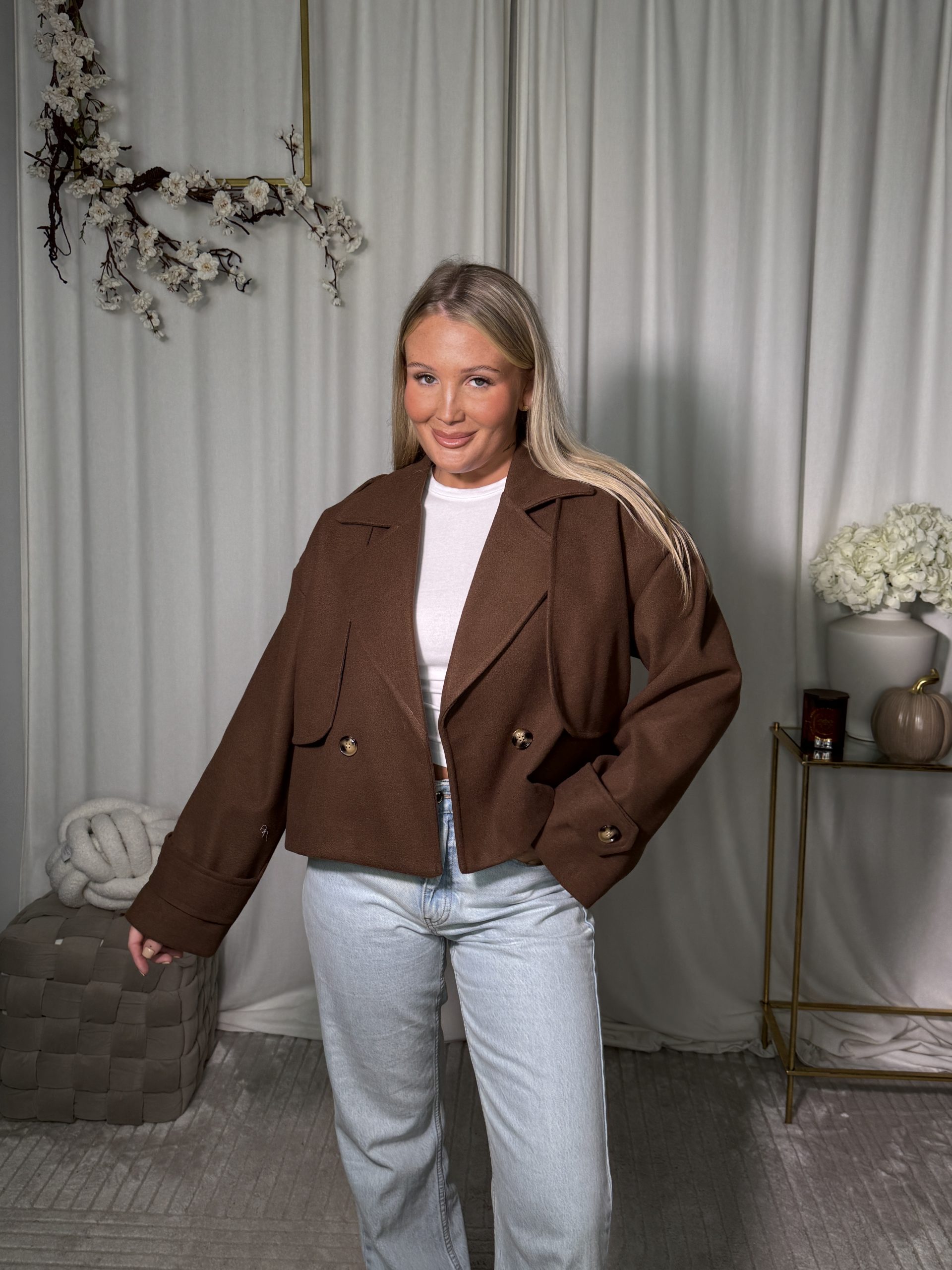 Płaszczyk Tezeni Brown