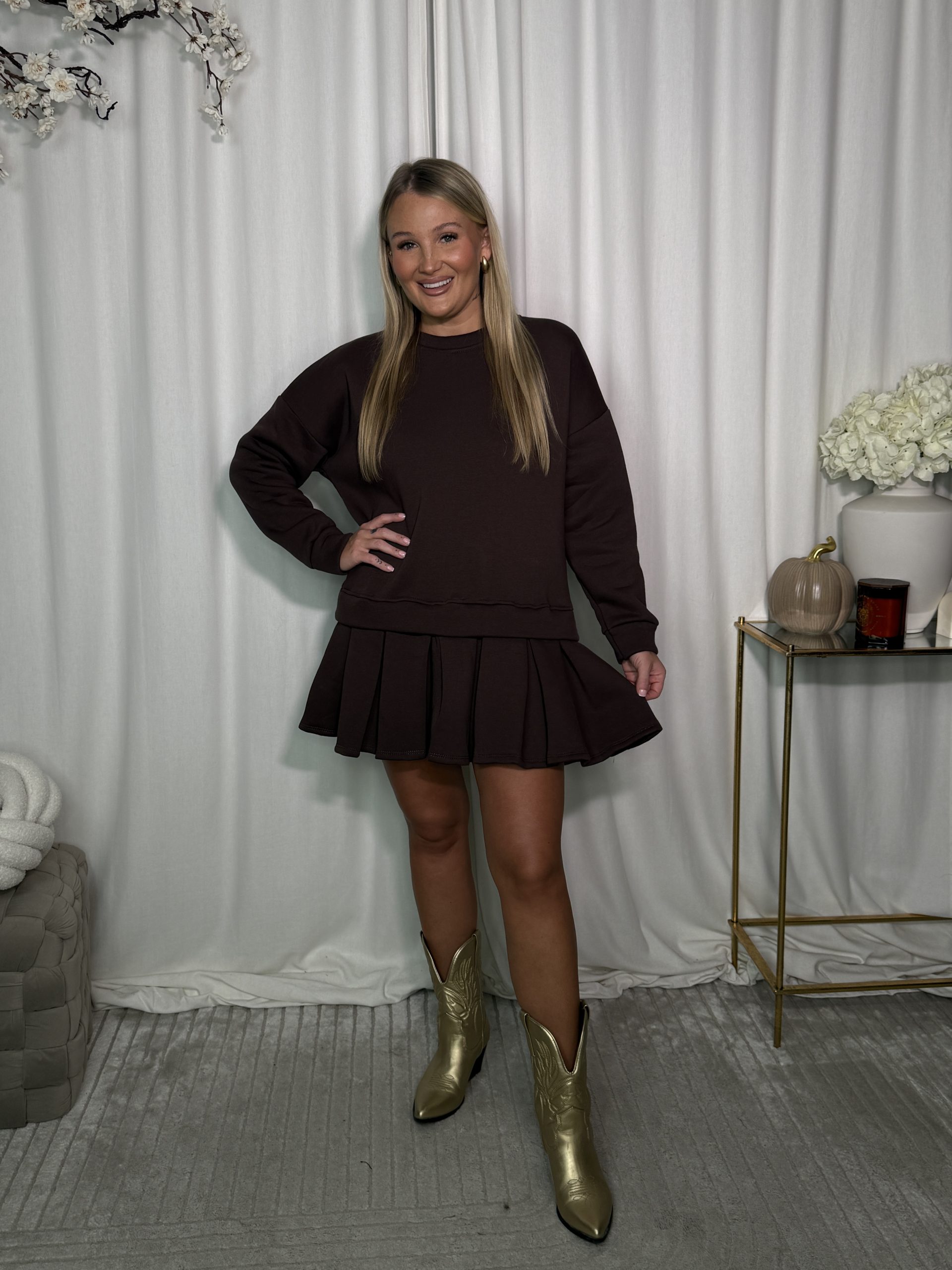 Sukienka Felina Brown - obrazek 3