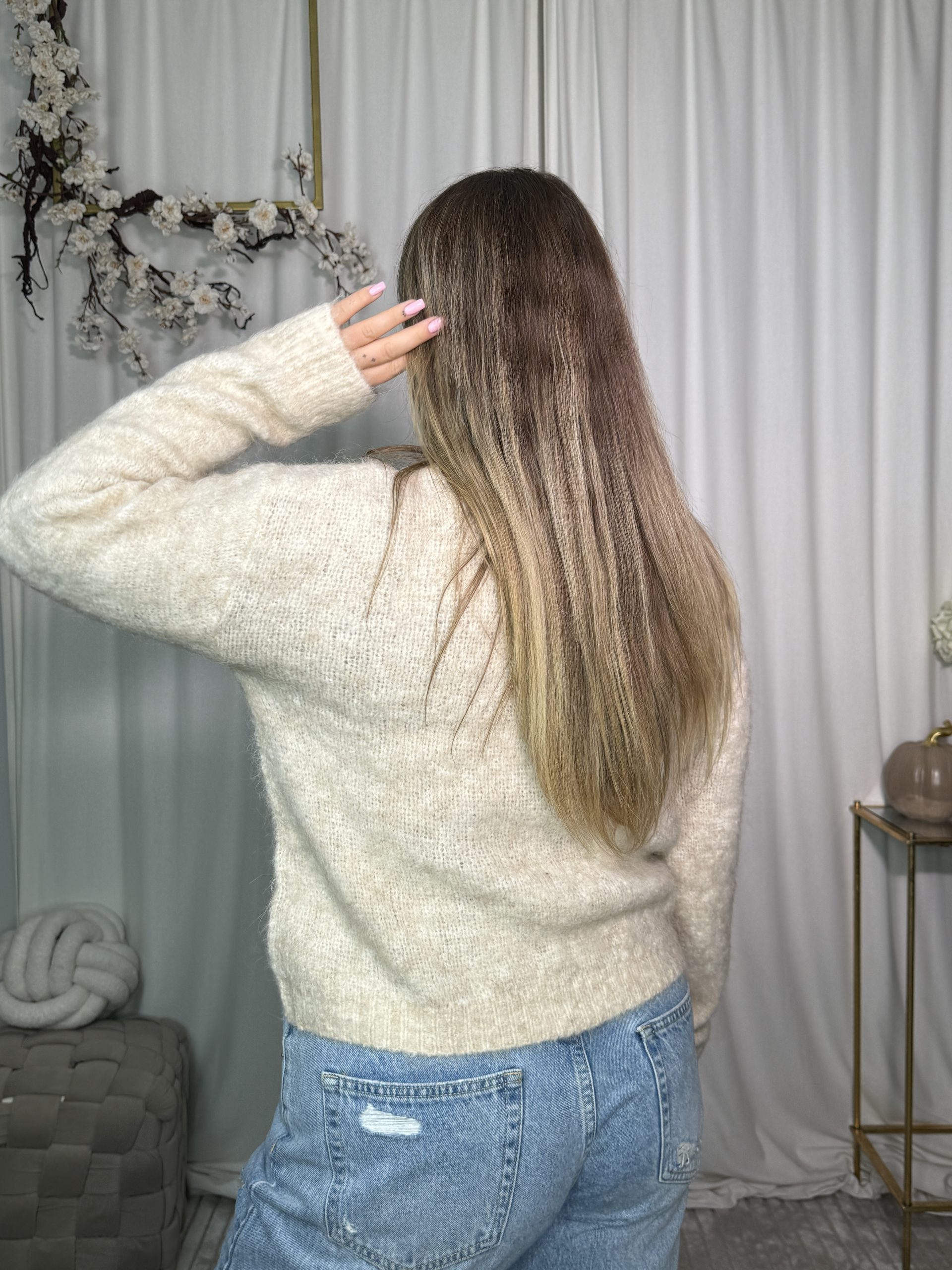 Sweter Mervat Beige - obrazek 2