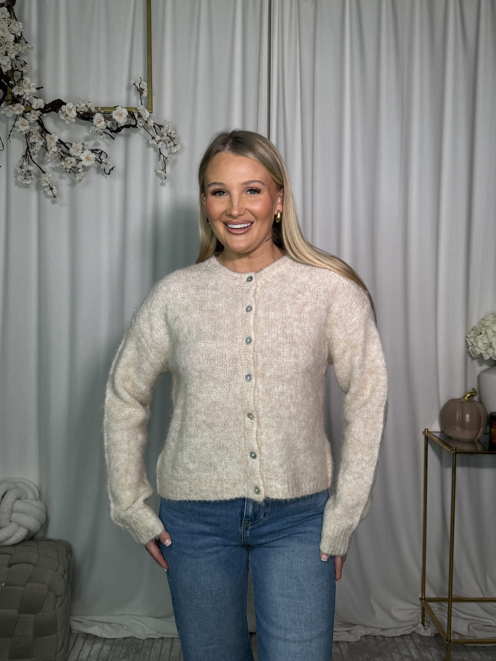 Sweter Mervat Beige - obrazek 3