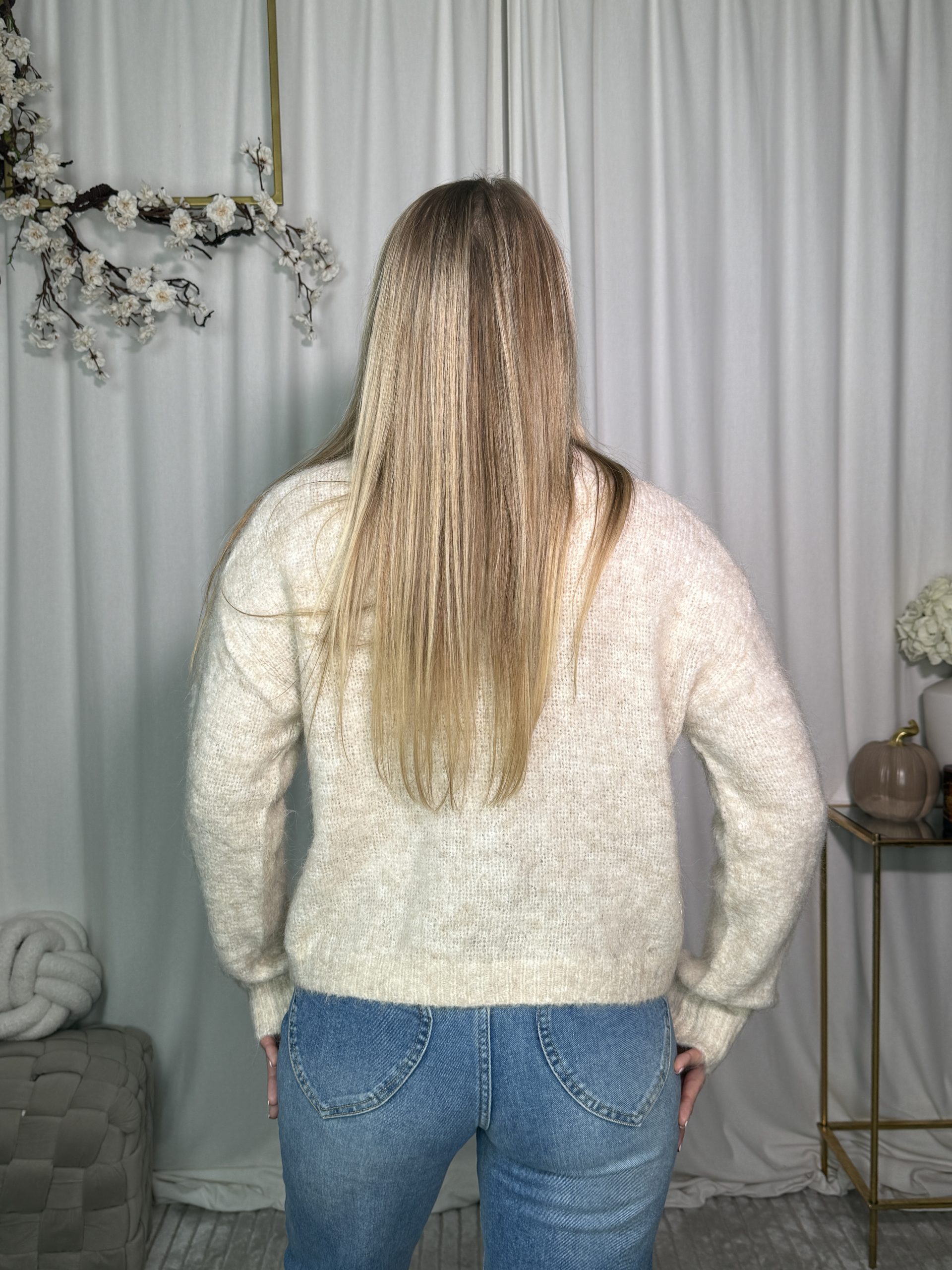 Sweter Mervat Beige - obrazek 4