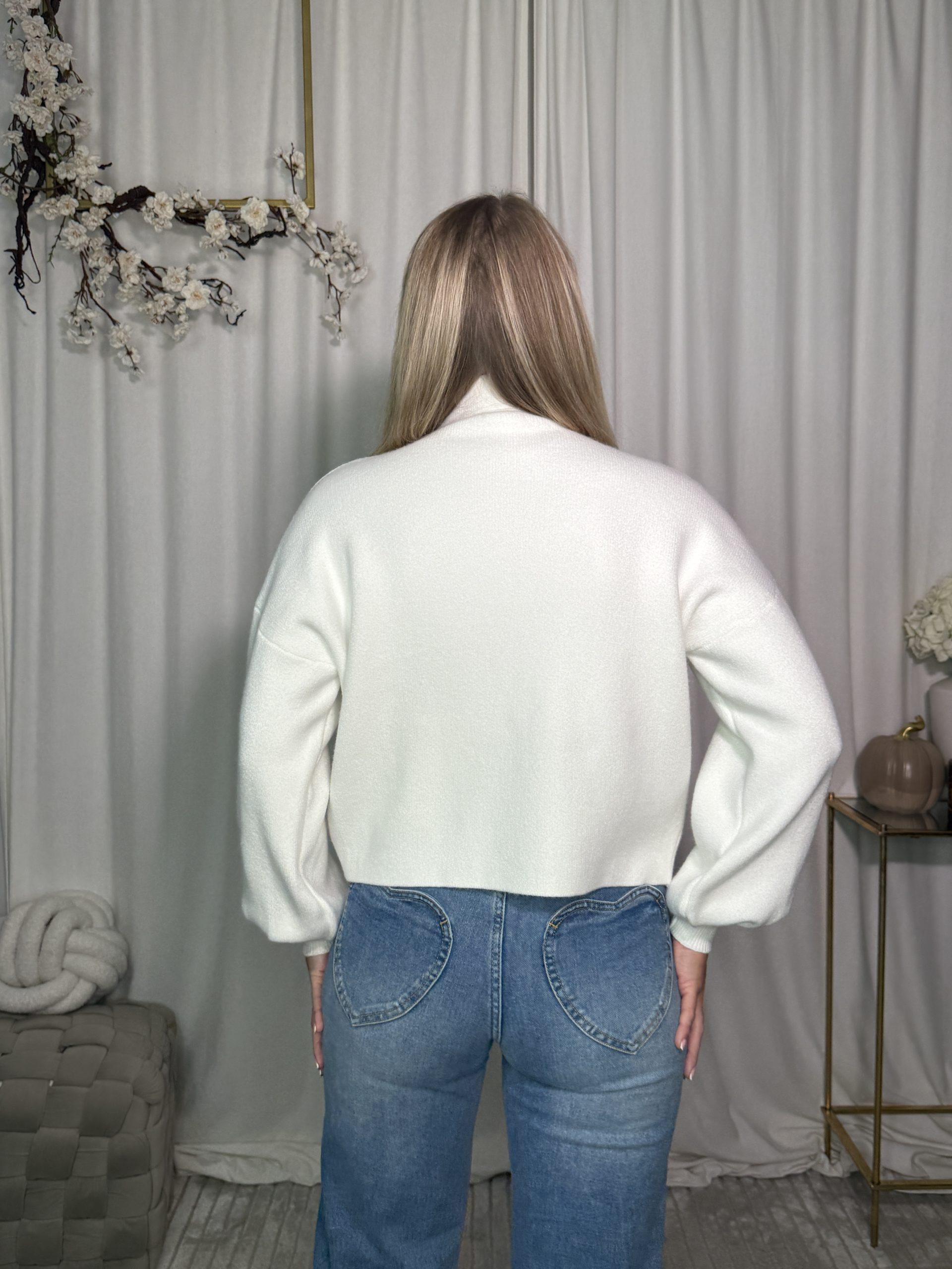 Sweter Telimo White - obrazek 6