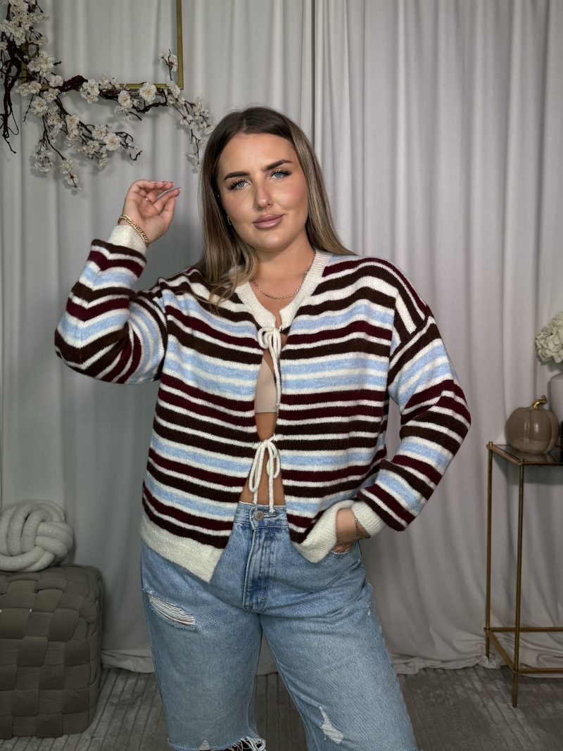 Sweter Dilvi Brown Blue