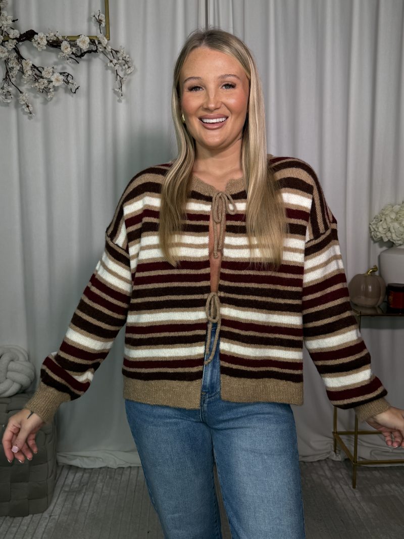 Sweter Dilvi Brown Bordo