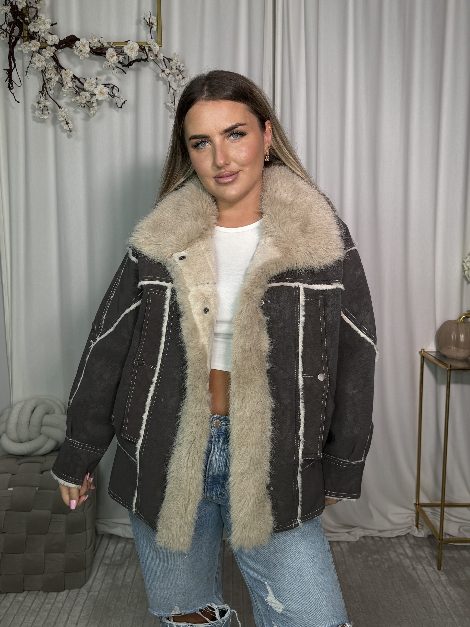 Kurtka Lossy Taupe - obrazek 6