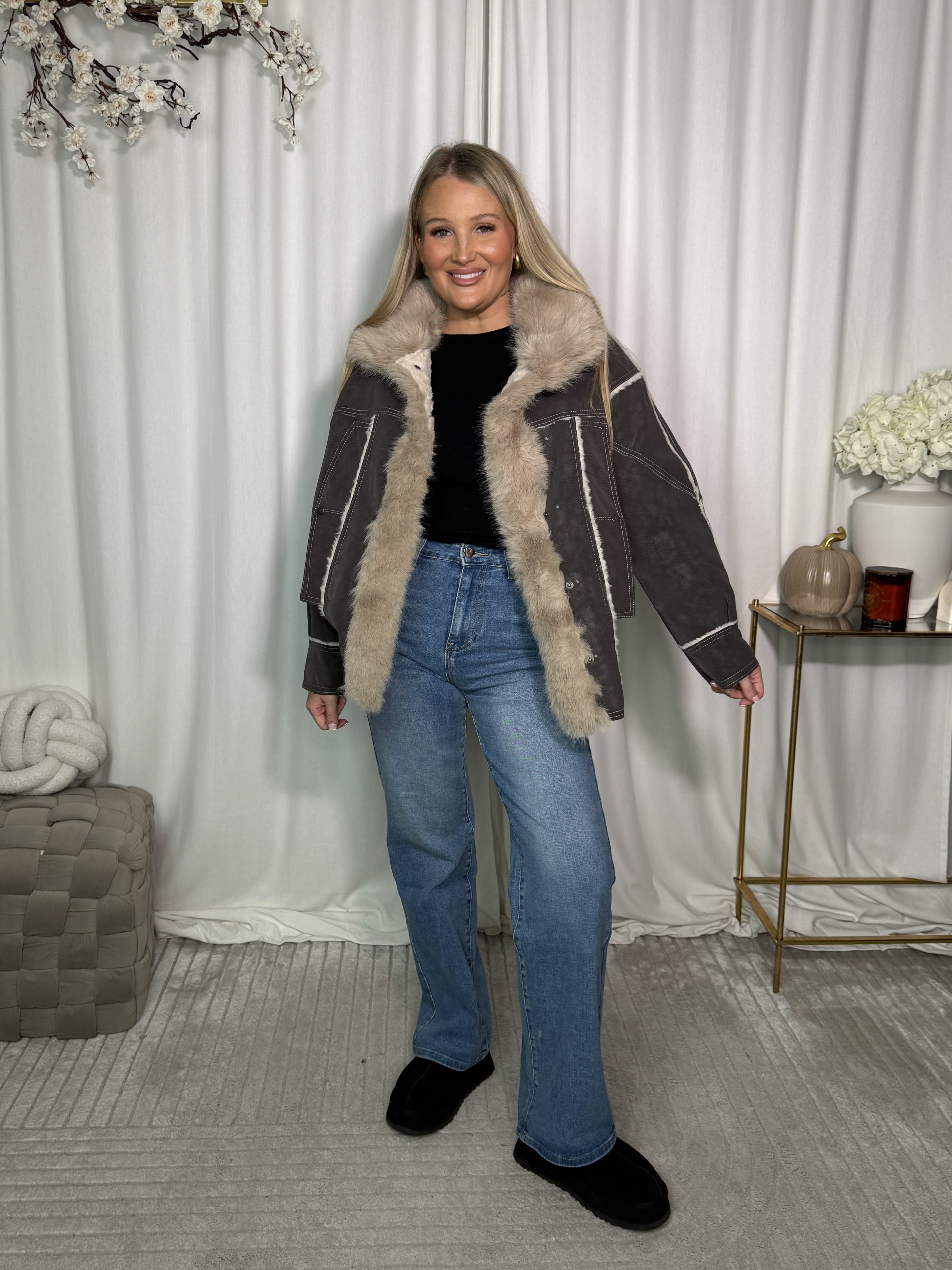 Kurtka Lossy Taupe - obrazek 5