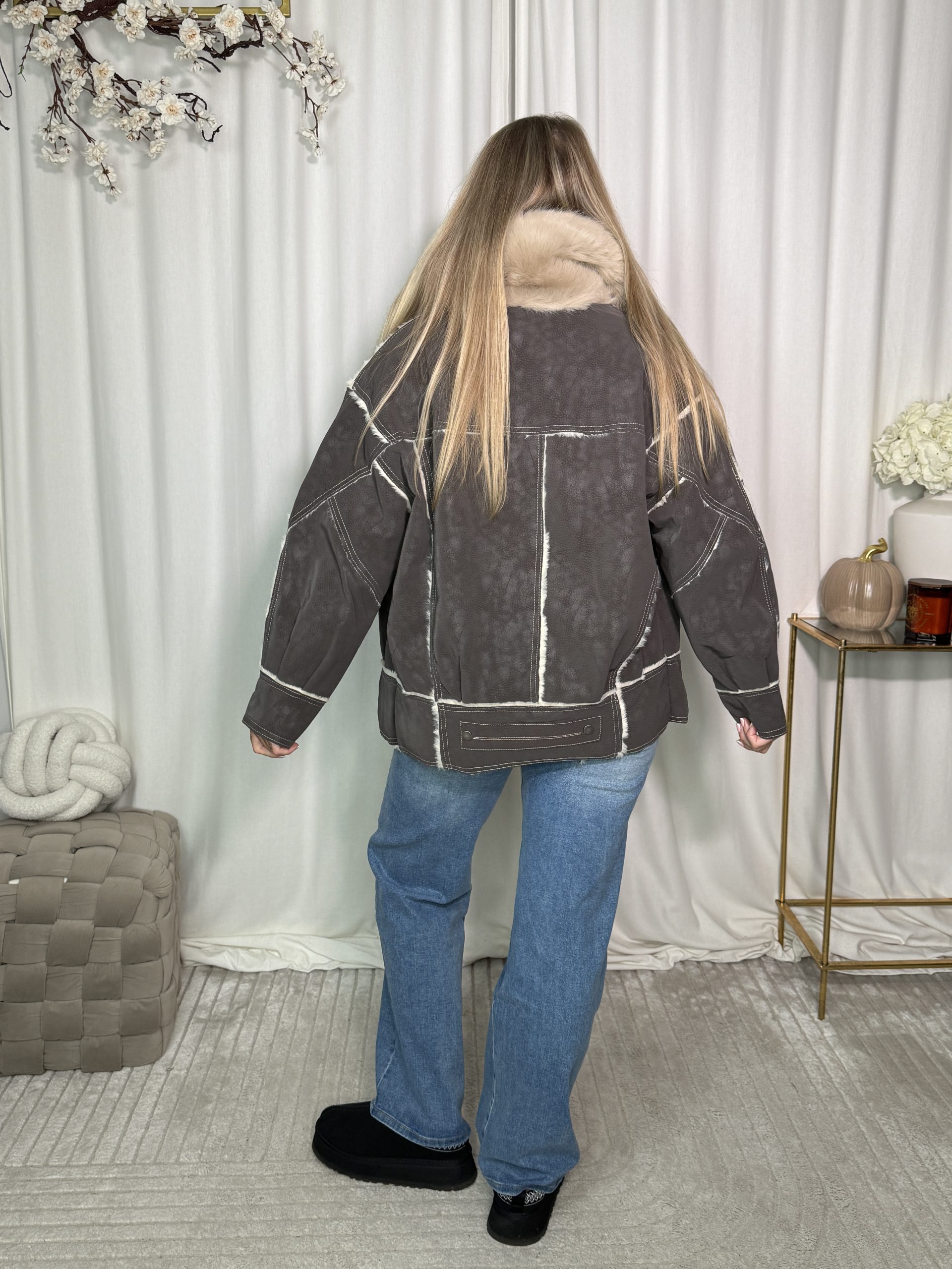 Kurtka Lossy Taupe - obrazek 3