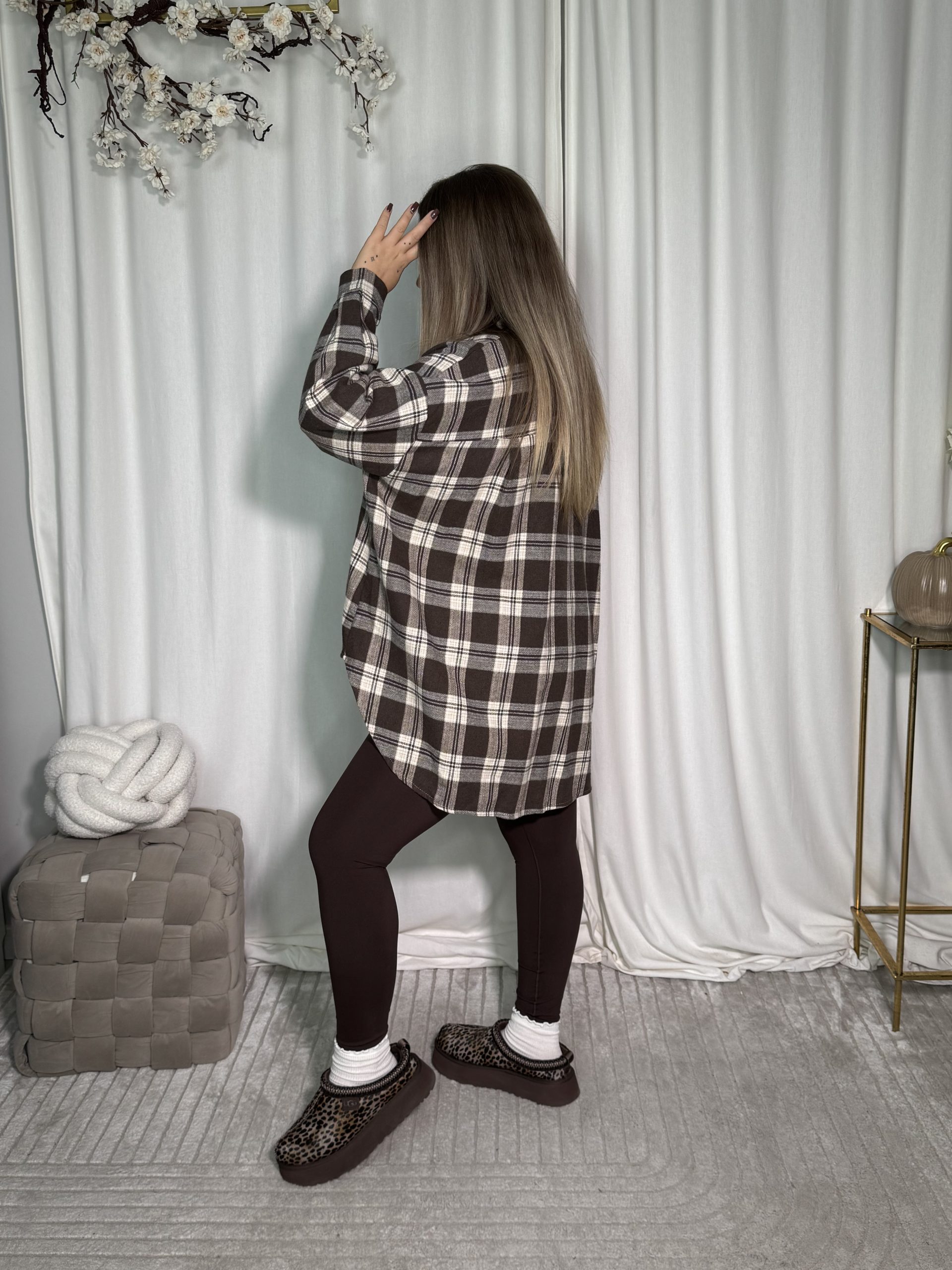 Koszula Suella Creamy Brown - obrazek 3