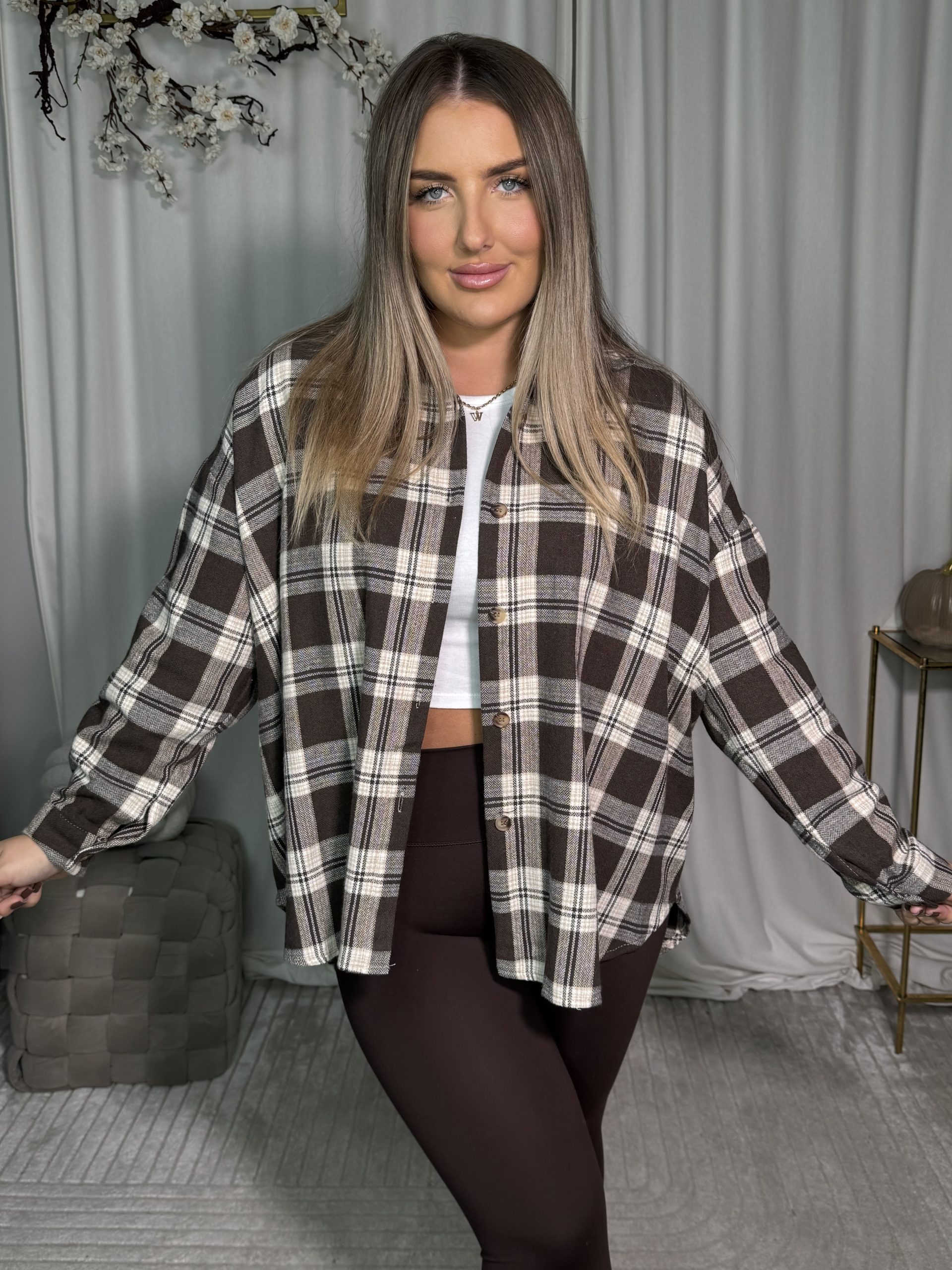 Koszula Suella Creamy Brown - obrazek 7