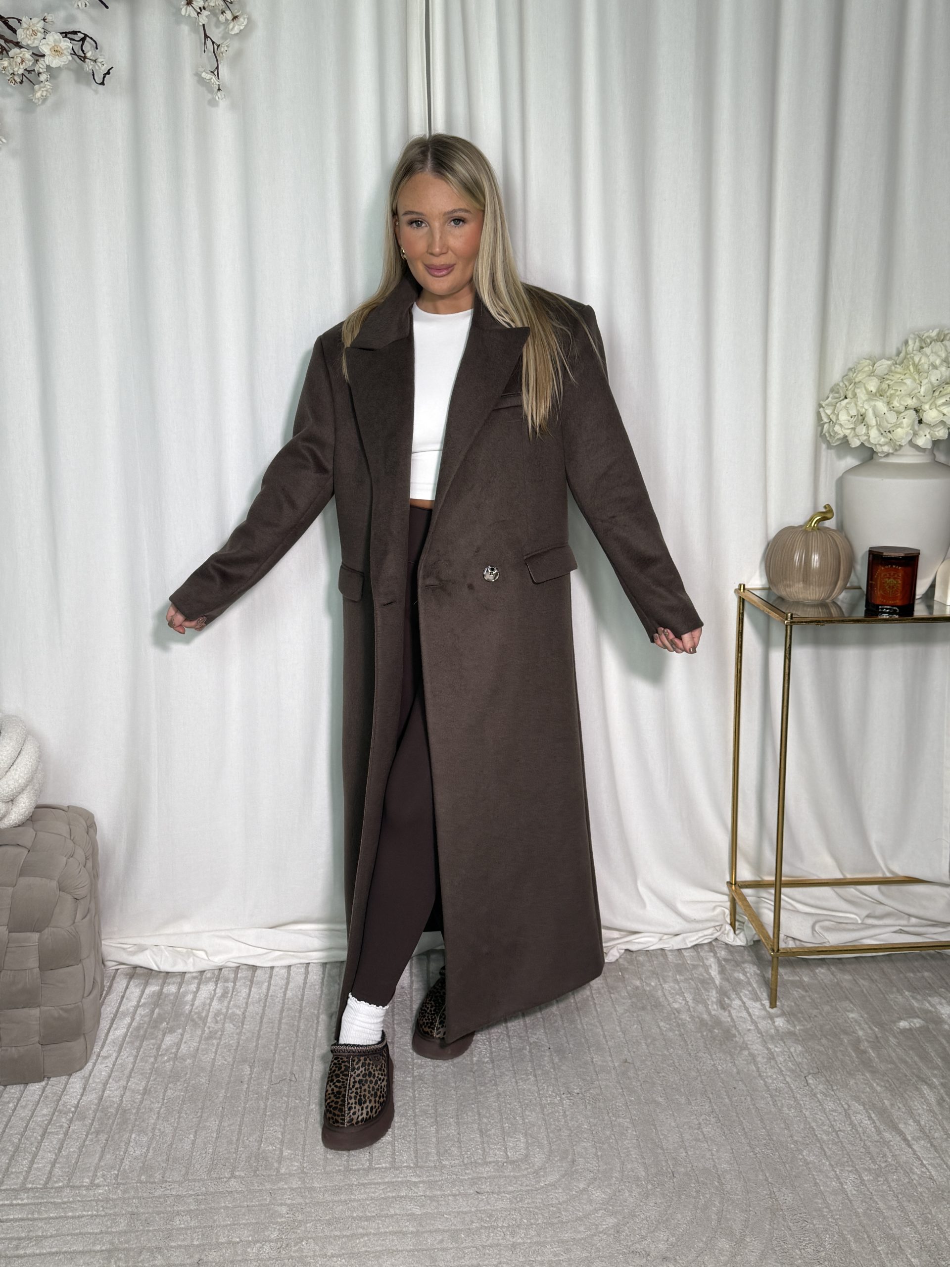 Płaszcz Madina Teddy Brown - obrazek 3