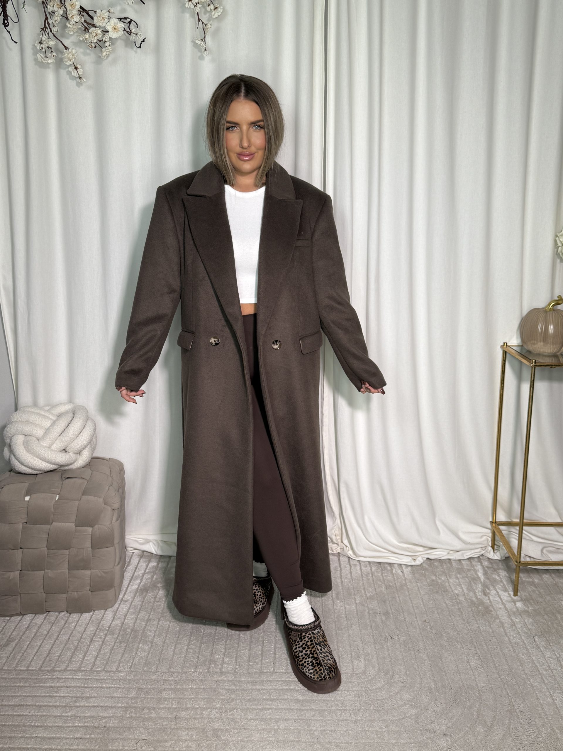 Płaszcz Madina Teddy Brown - obrazek 9