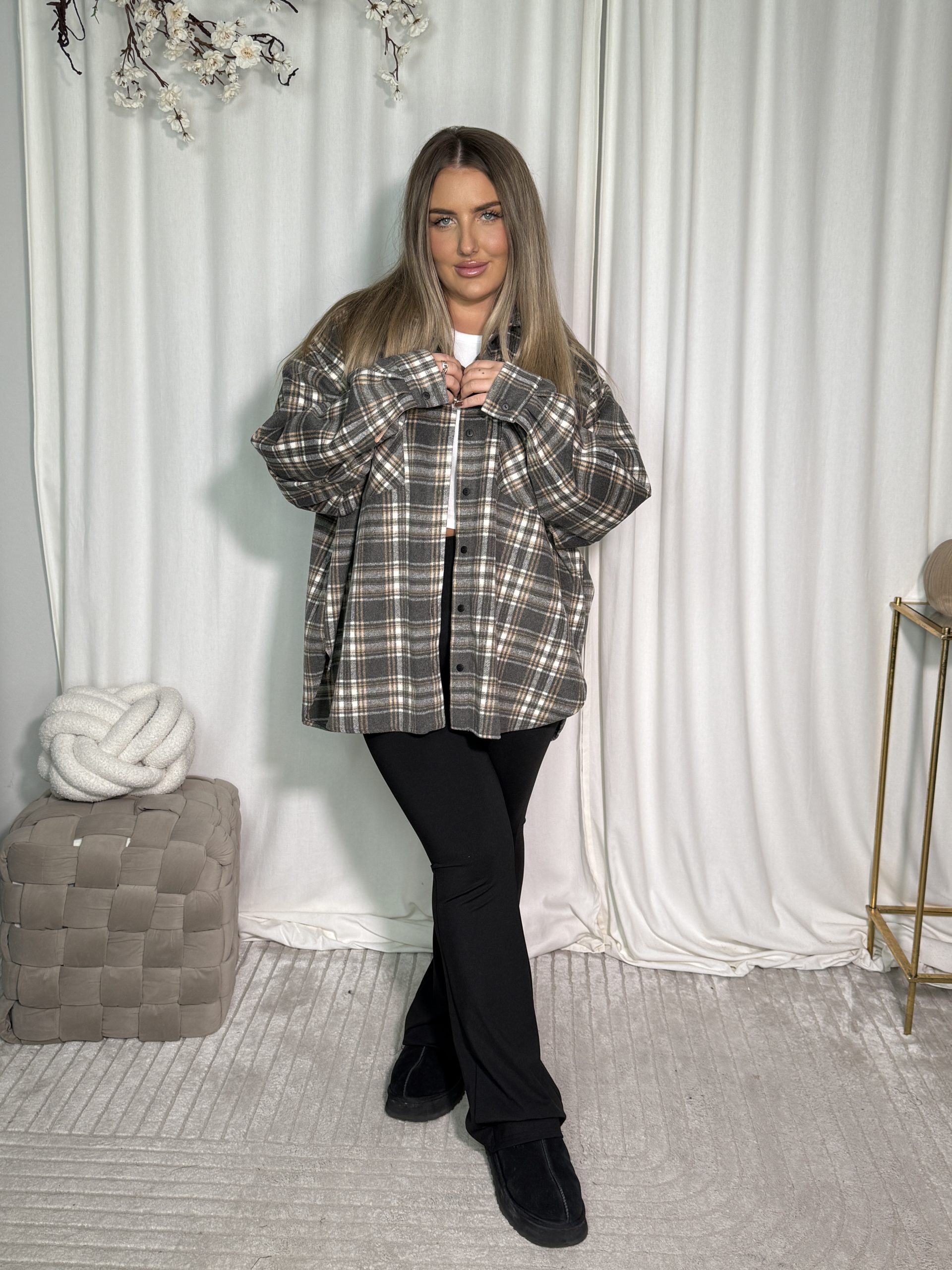 Koszula Erita Grey - obrazek 4