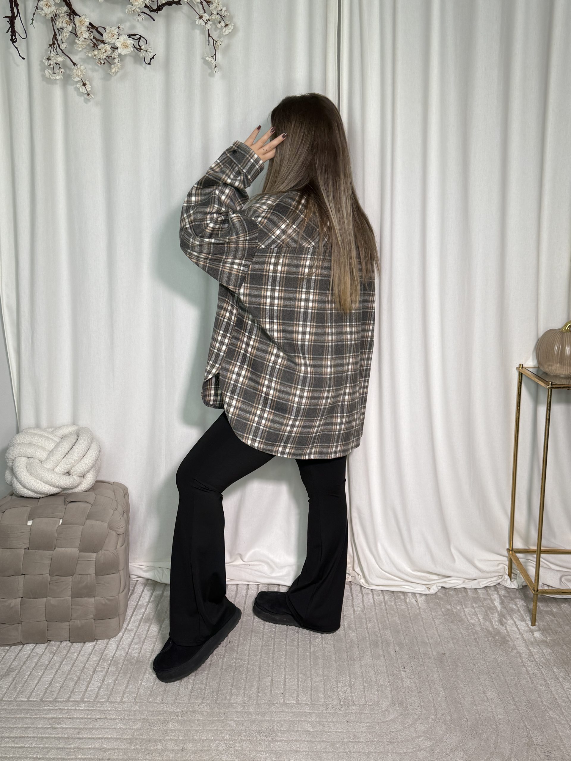 Koszula Erita Grey - obrazek 3