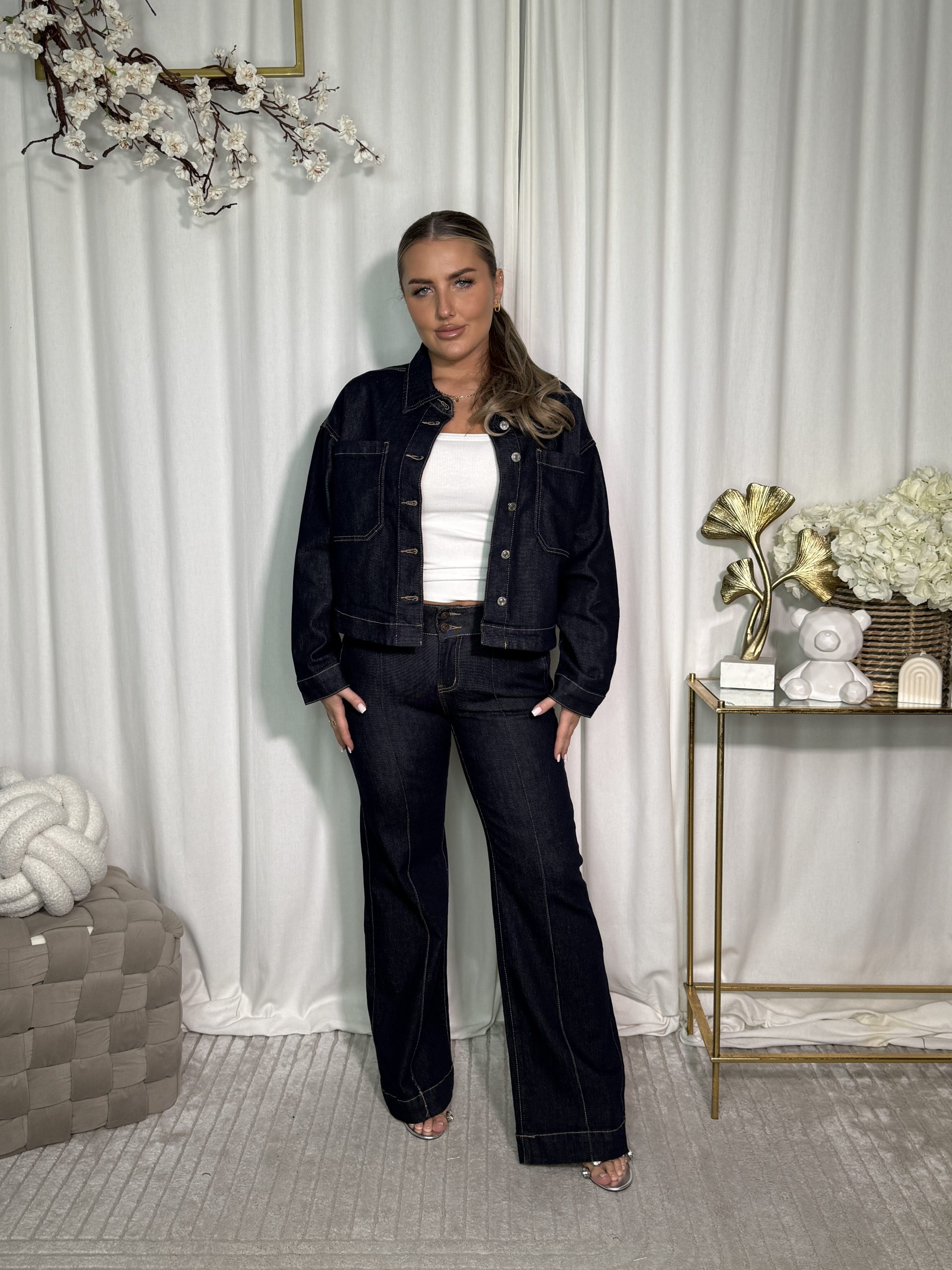 Katana Denime Dark Jeans - obrazek 4