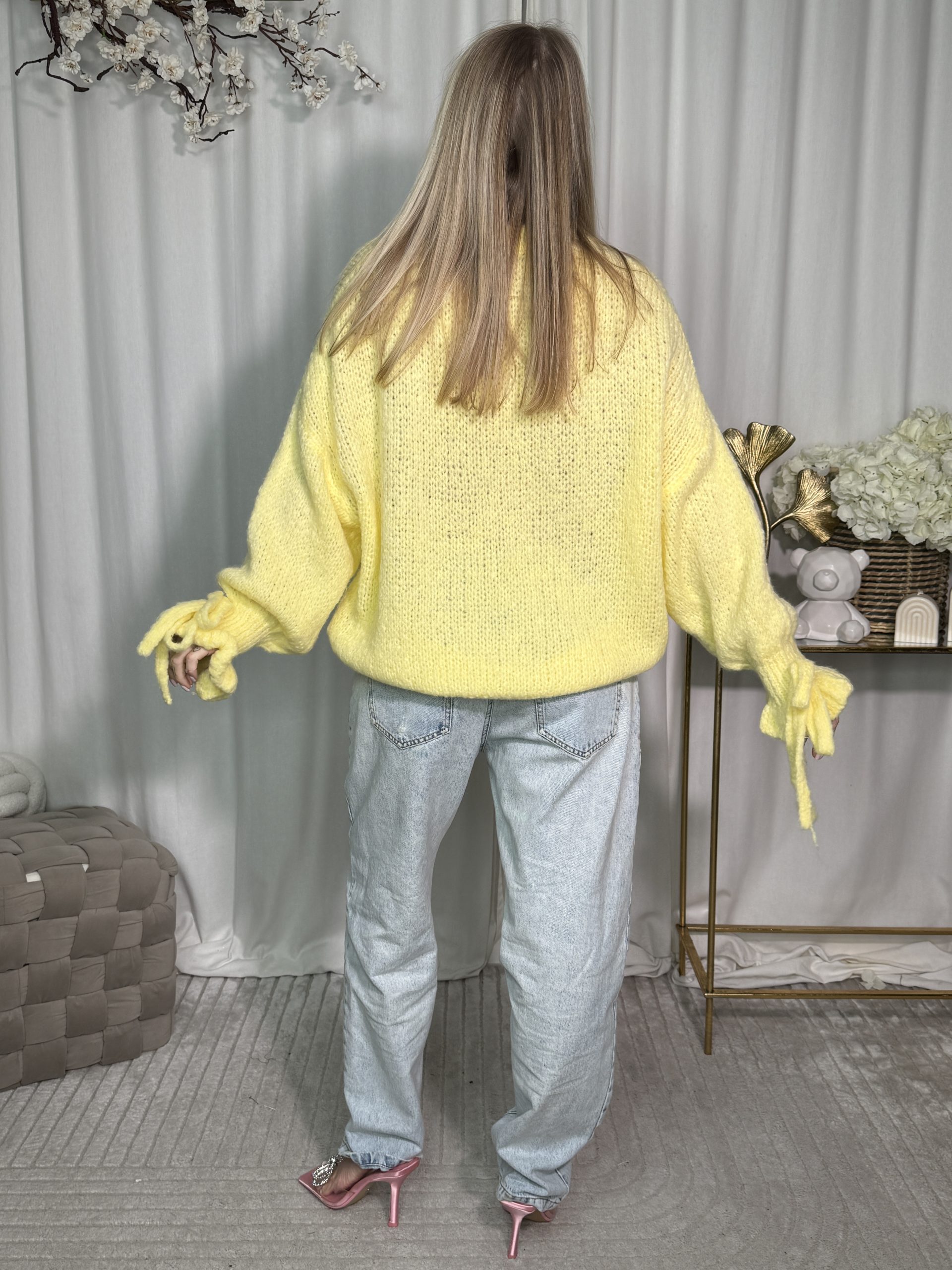 Sweter Lukeli Yellow - obrazek 2