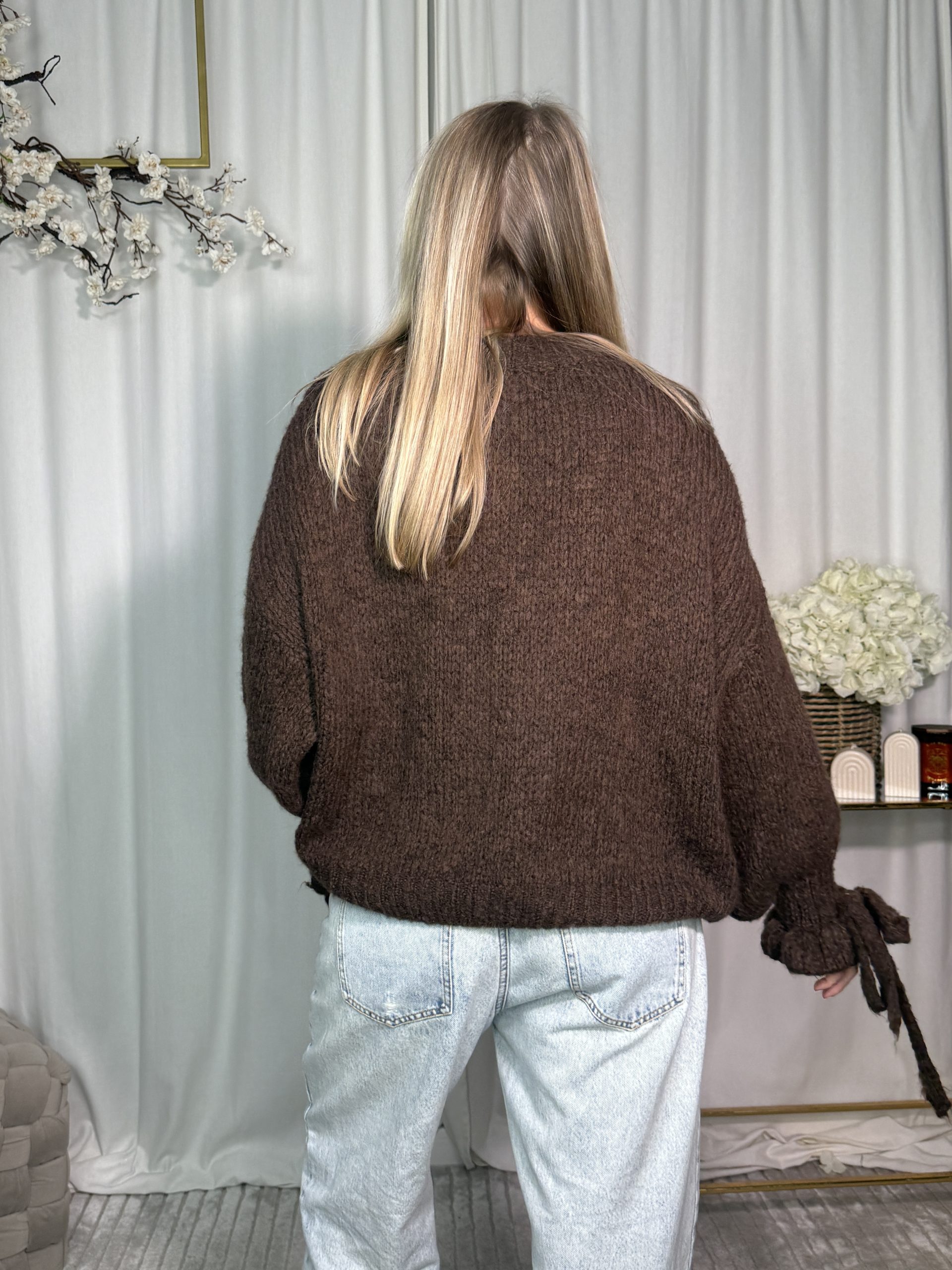 Sweter Lukeli Brown - obrazek 2