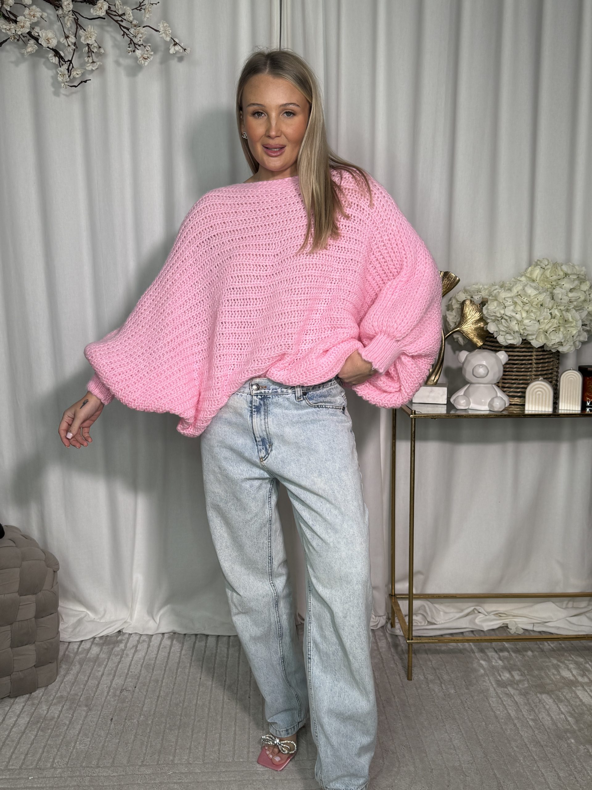 Sweter Blushy Pink - obrazek 2