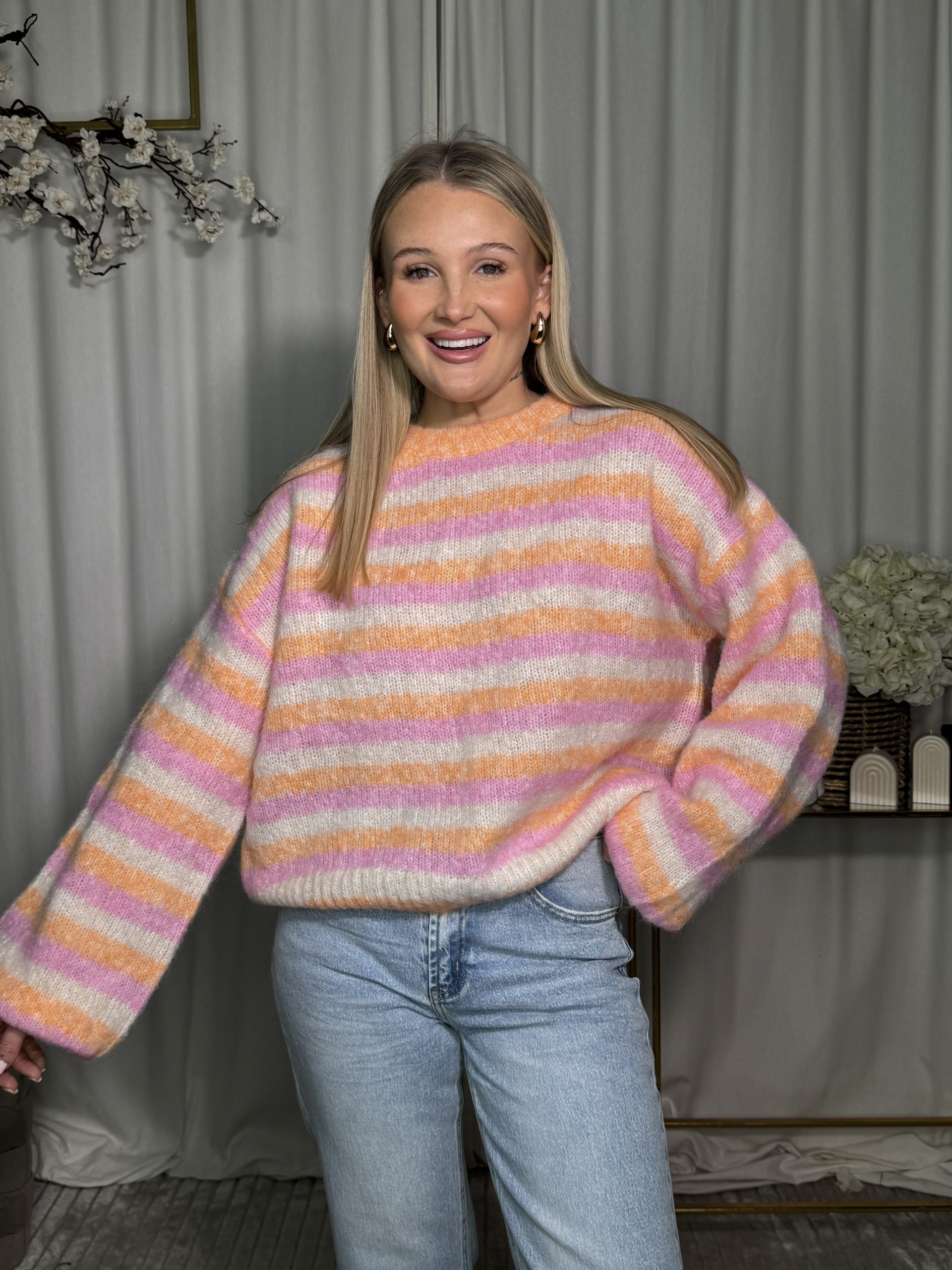 Sweter Lolly Pink Orange