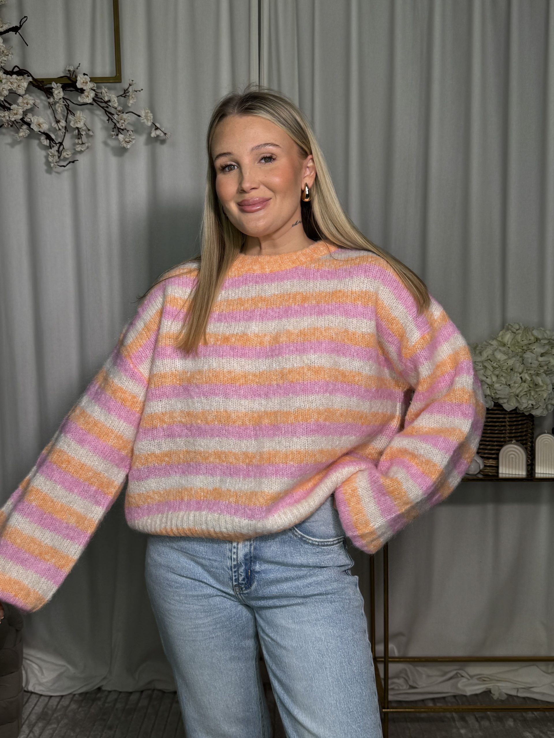 Sweter Lolly Pink Orange - obrazek 3