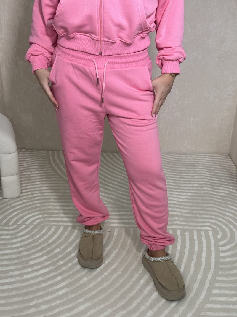 Spodnie Dresowe Velveti Pink