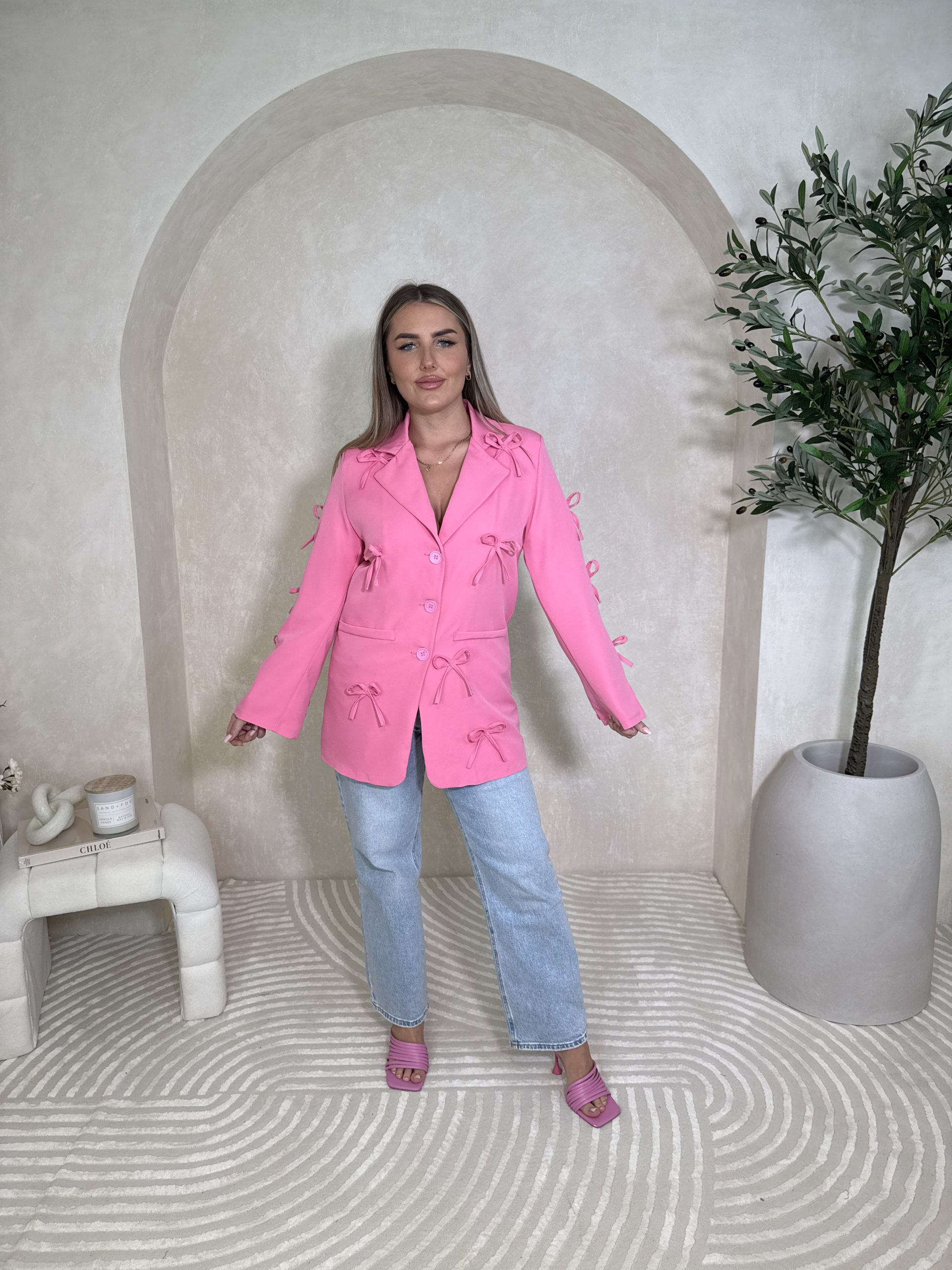 Marynarka Ribbonsa Pink - obrazek 2