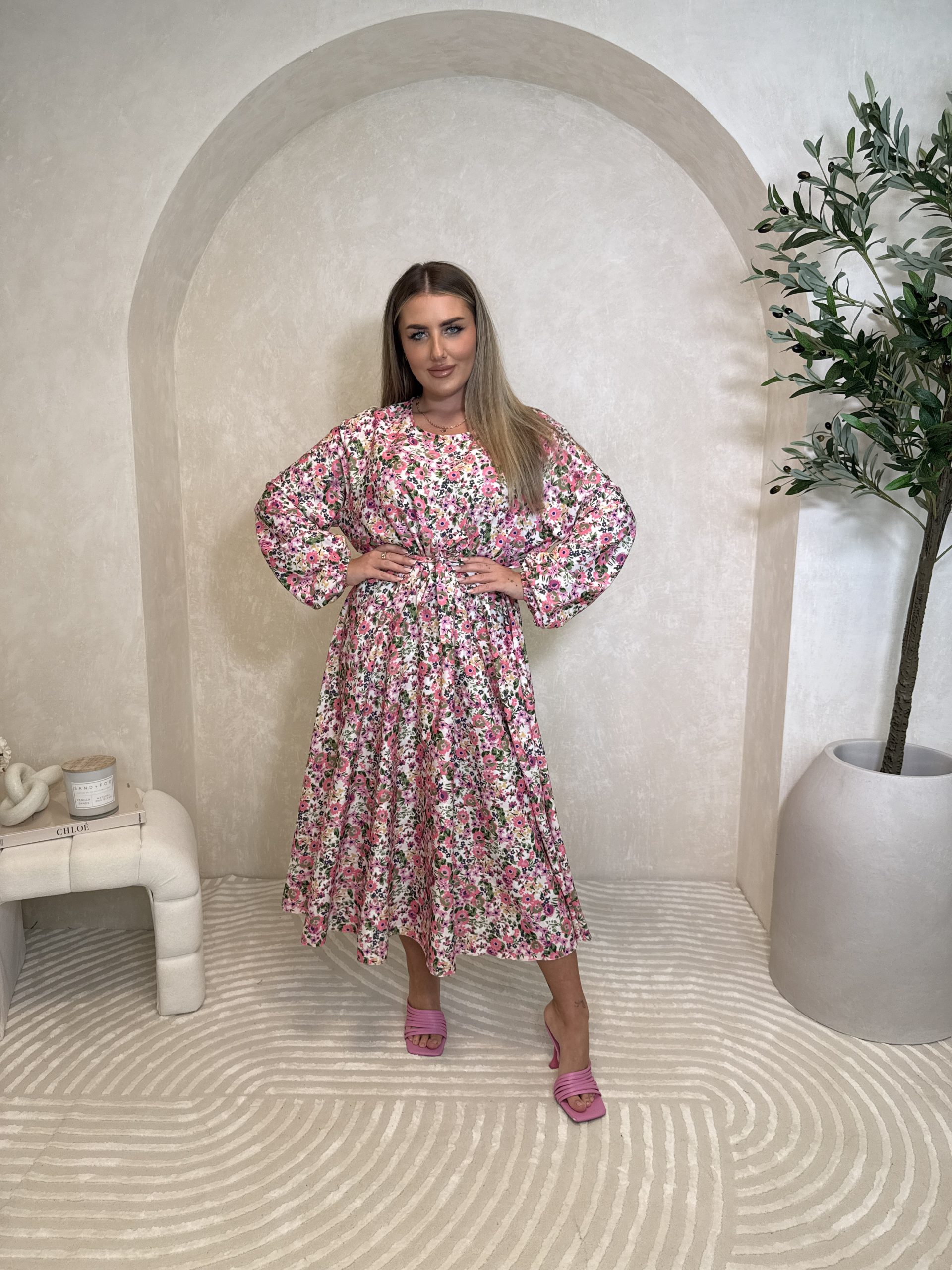 Sukienka Melli Colorful Flowers - obrazek 7