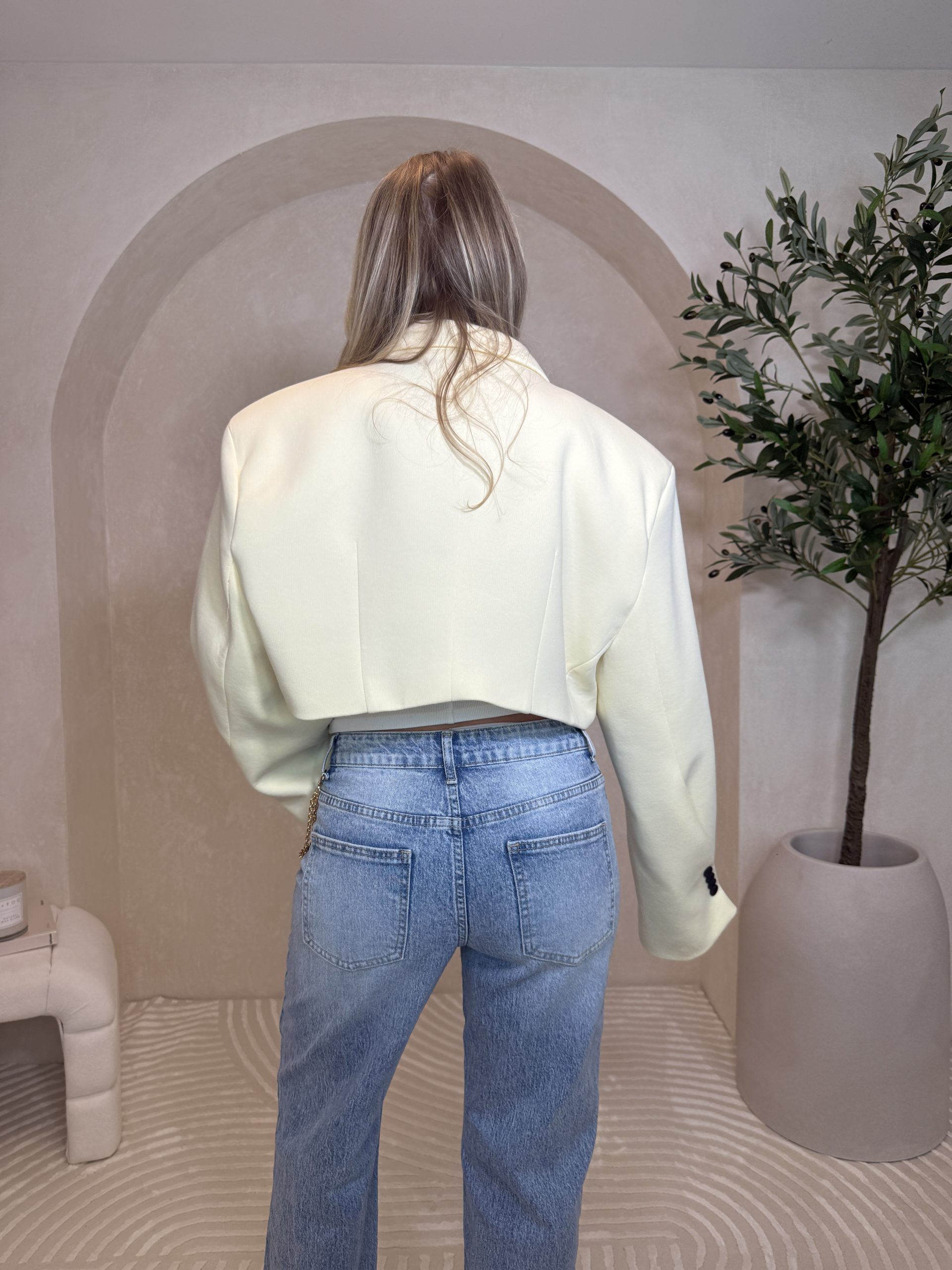 Marynarka Lori Butter Yellow - obrazek 2