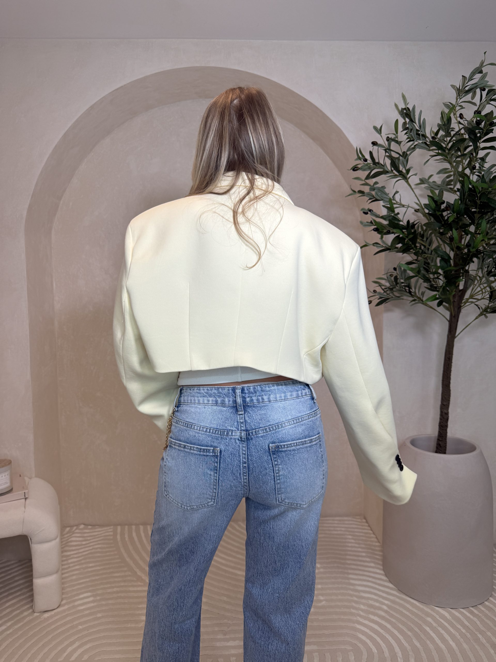 Marynarka Lori Butter Yellow - obrazek 5