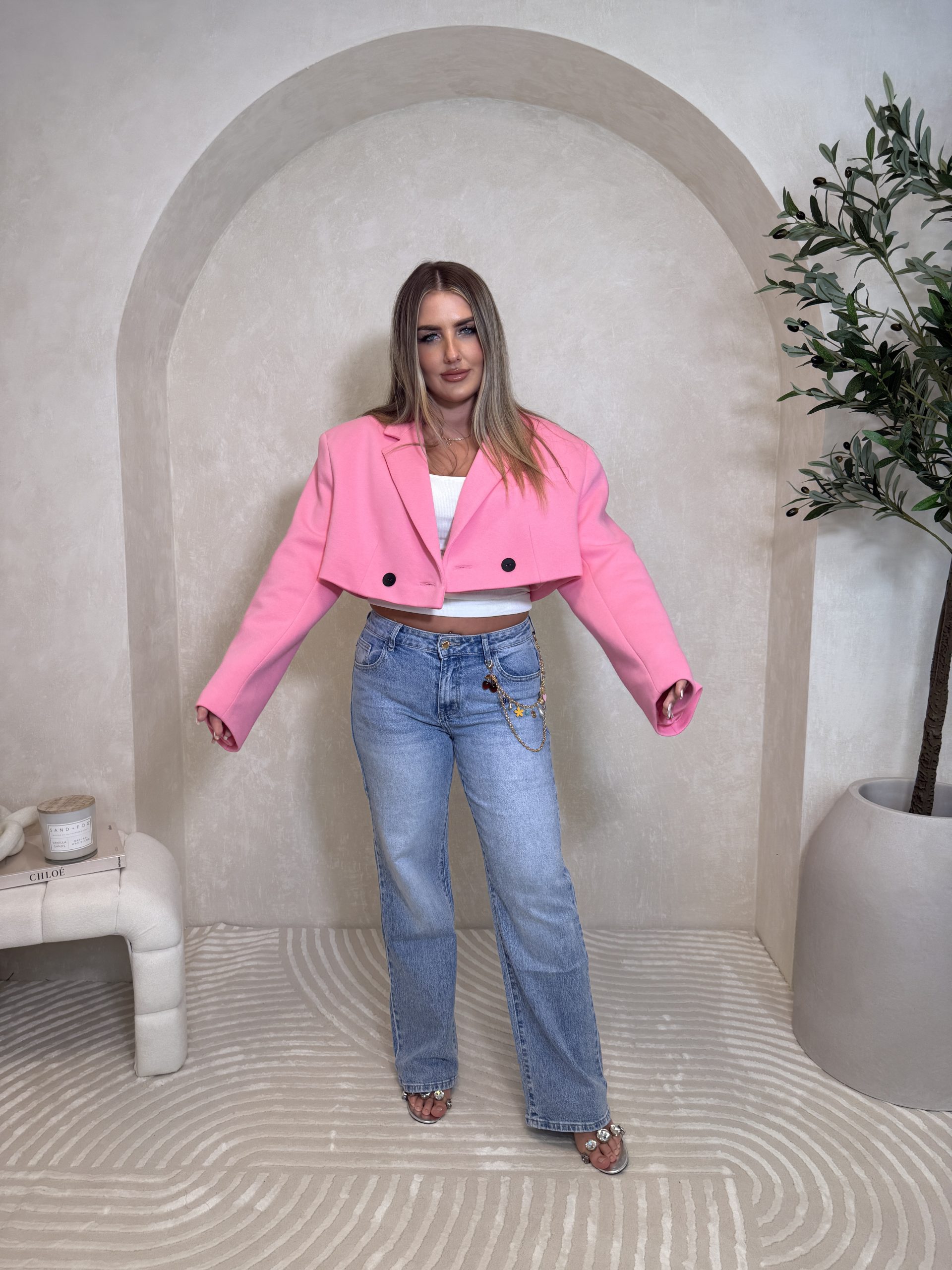 Marynarka Lori Candy Pink - obrazek 3