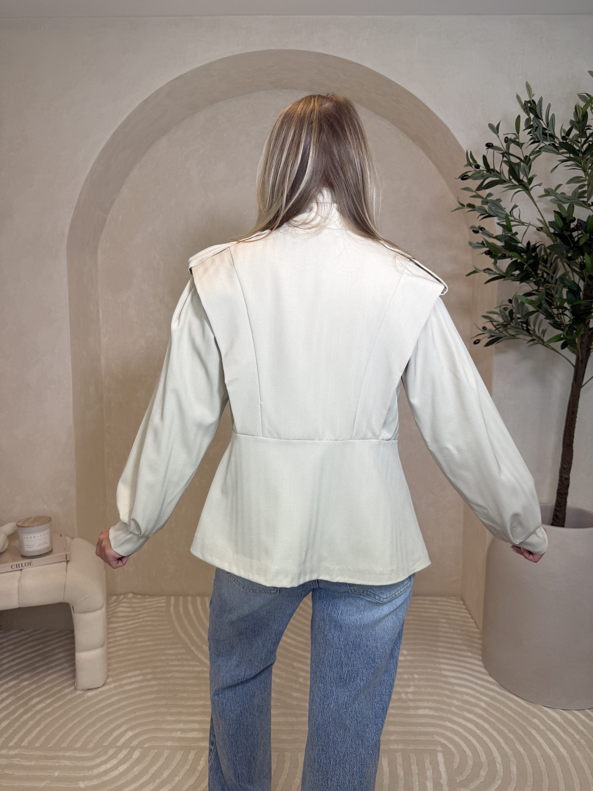 Marynarka Cerezza Beige - obrazek 4