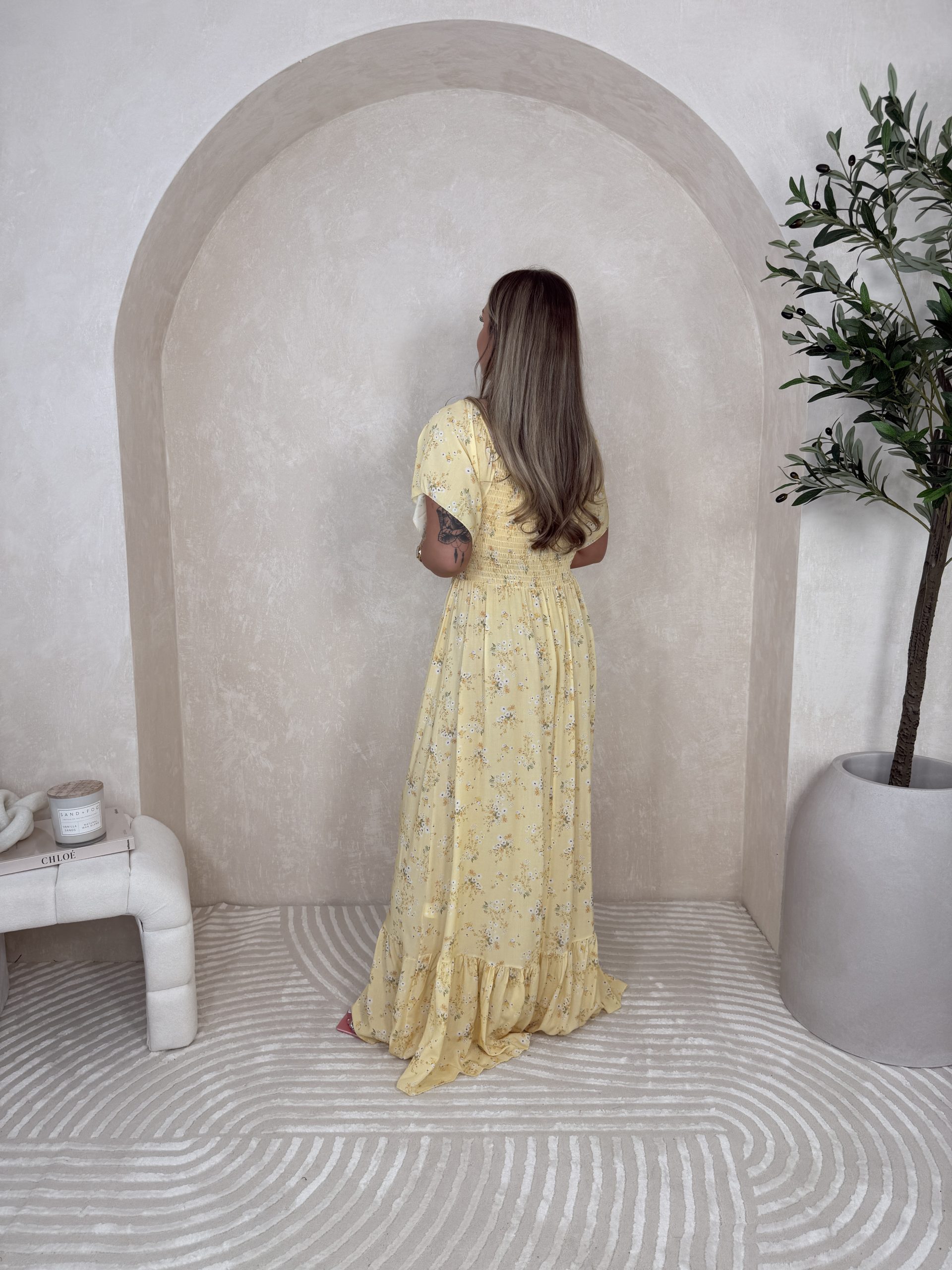 Sukienka Mavensi Yellow Flowers - obrazek 2