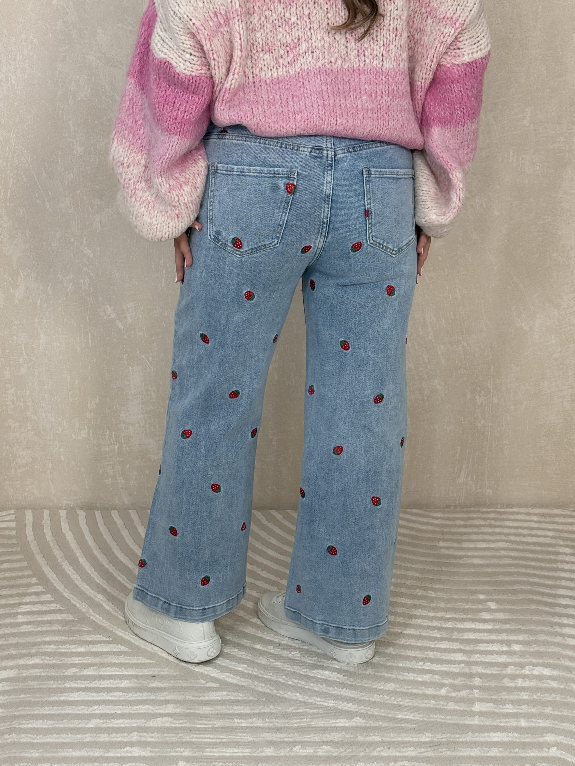 Spodnie Nadis Strawberry Jeans - obrazek 3