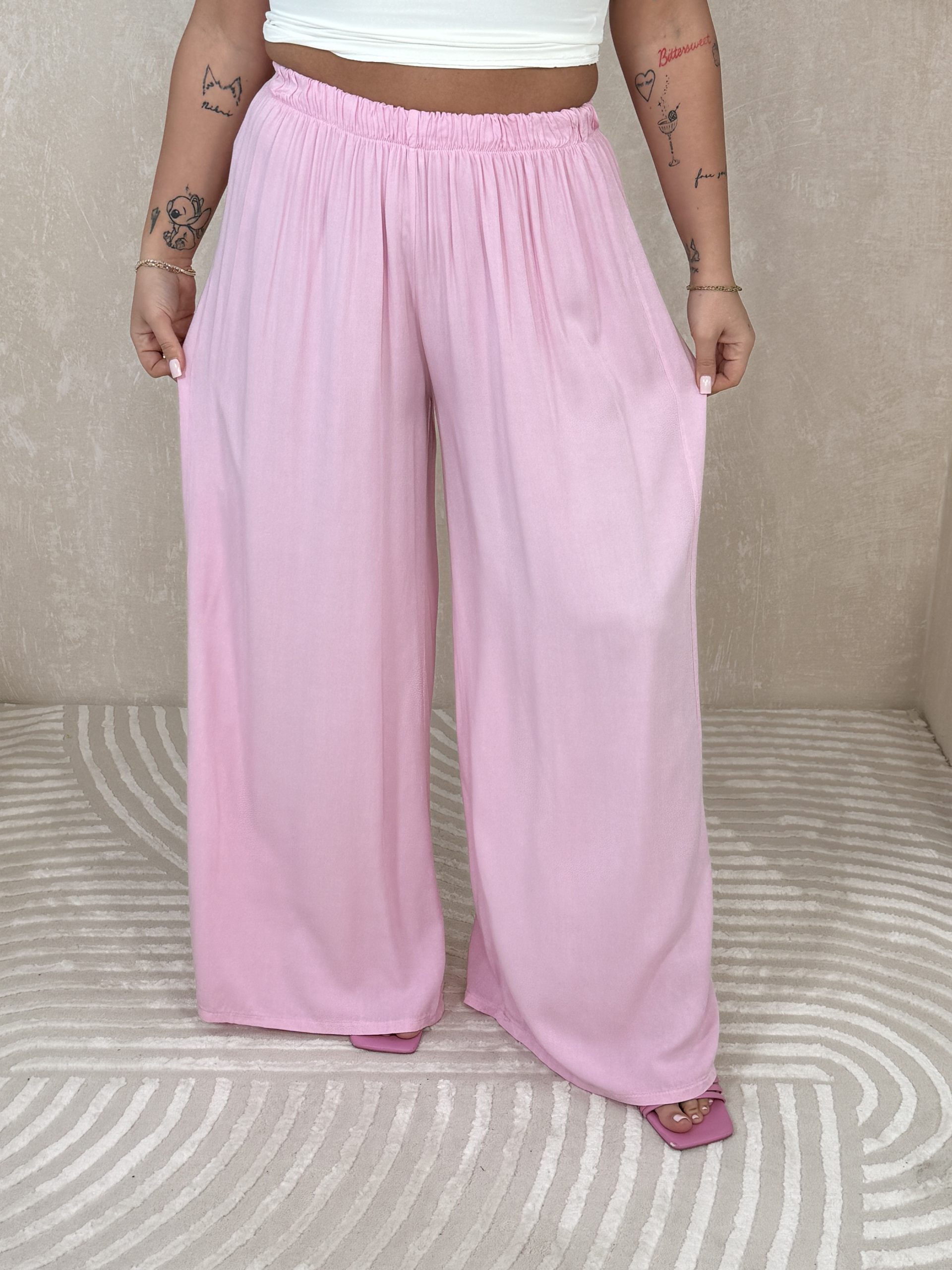 Spodnie Prato Baby Pink