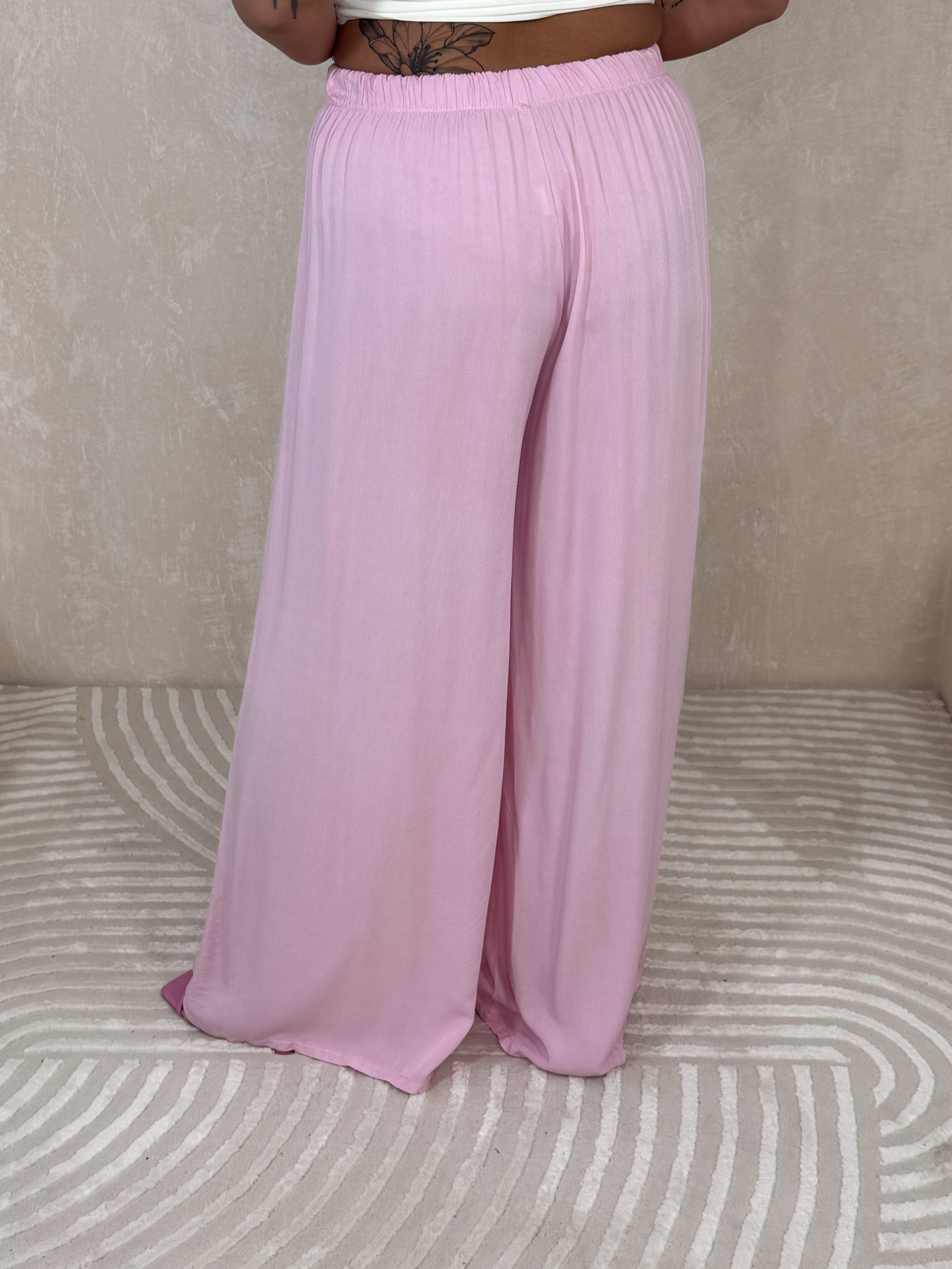 Spodnie Prato Baby Pink - obrazek 5