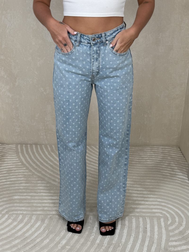 Spodnie Lumeo Blue Dots jeans