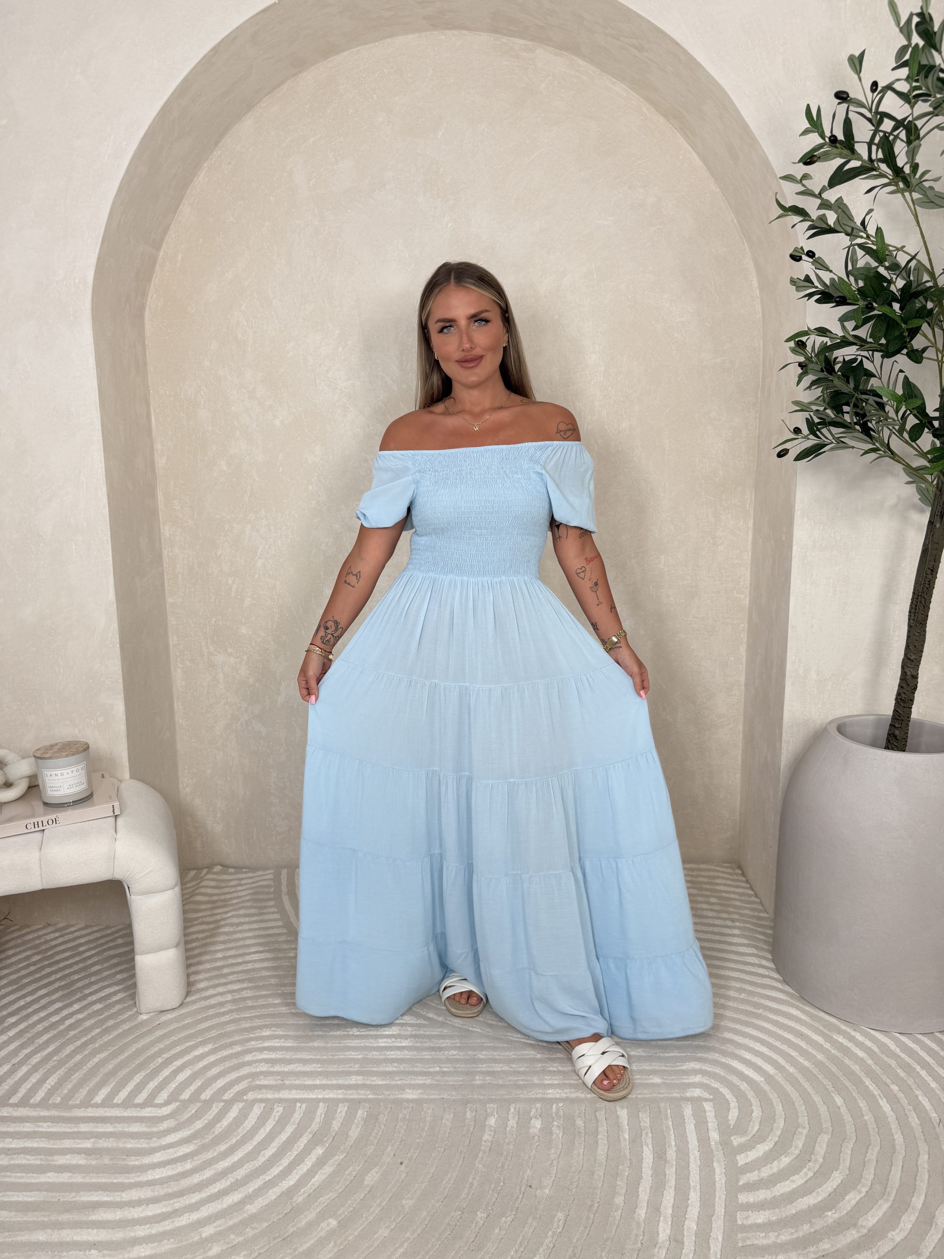 Sukienka Norevia Baby Blue - obrazek 3