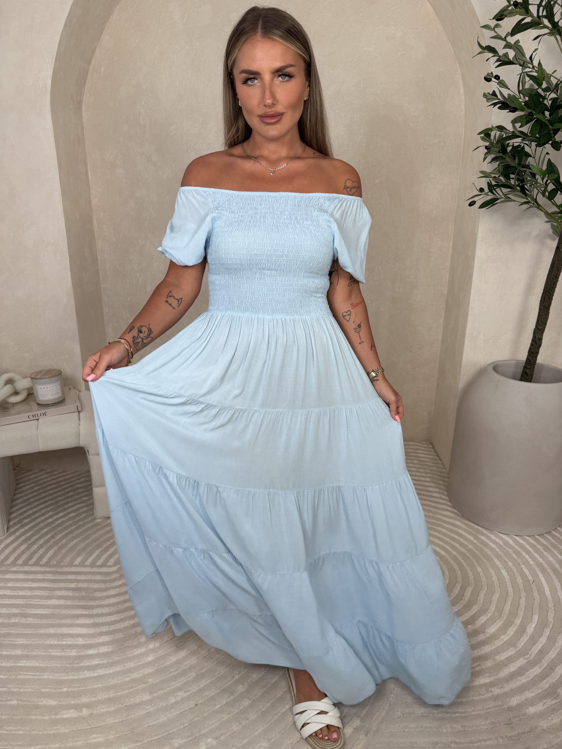 Sukienka Norevia Baby Blue