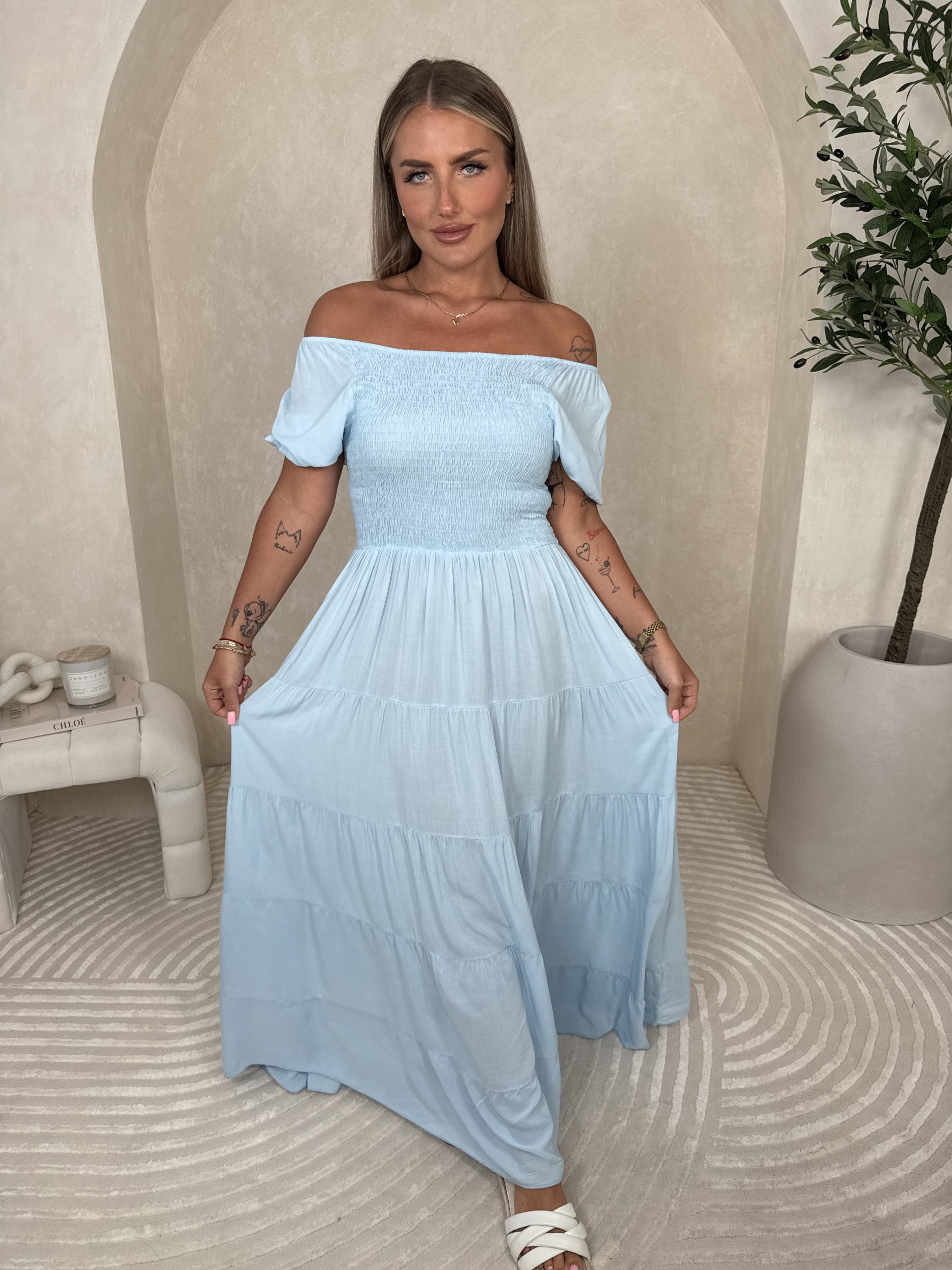 Sukienka Norevia Baby Blue - obrazek 6