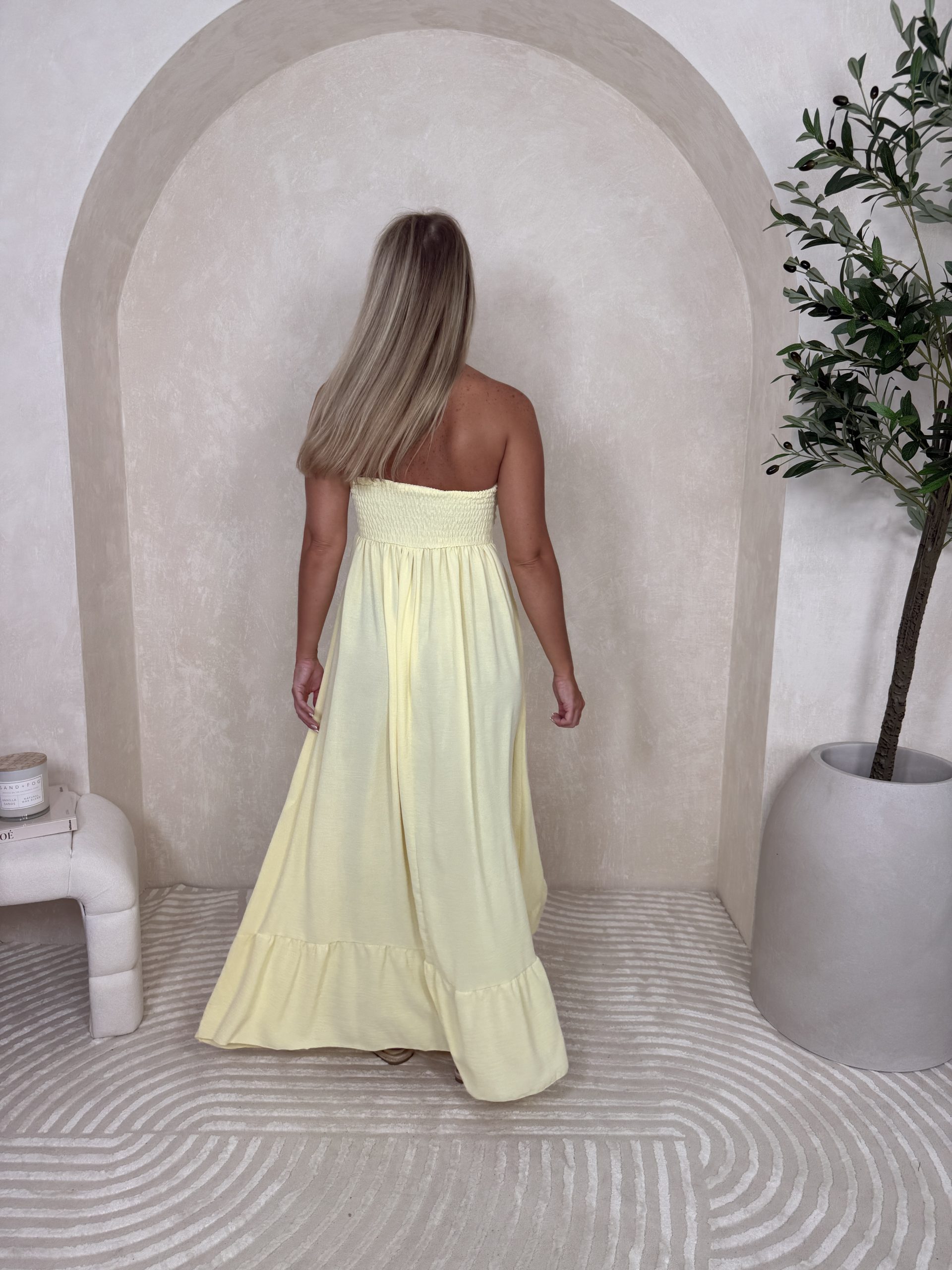 Sukienka Coraline Butter Yellow - obrazek 4