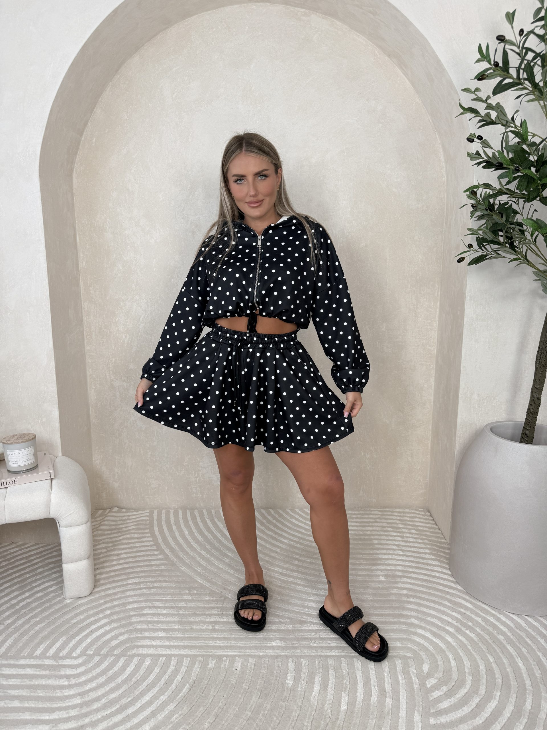 Komplet Leires Black Dots - obrazek 3