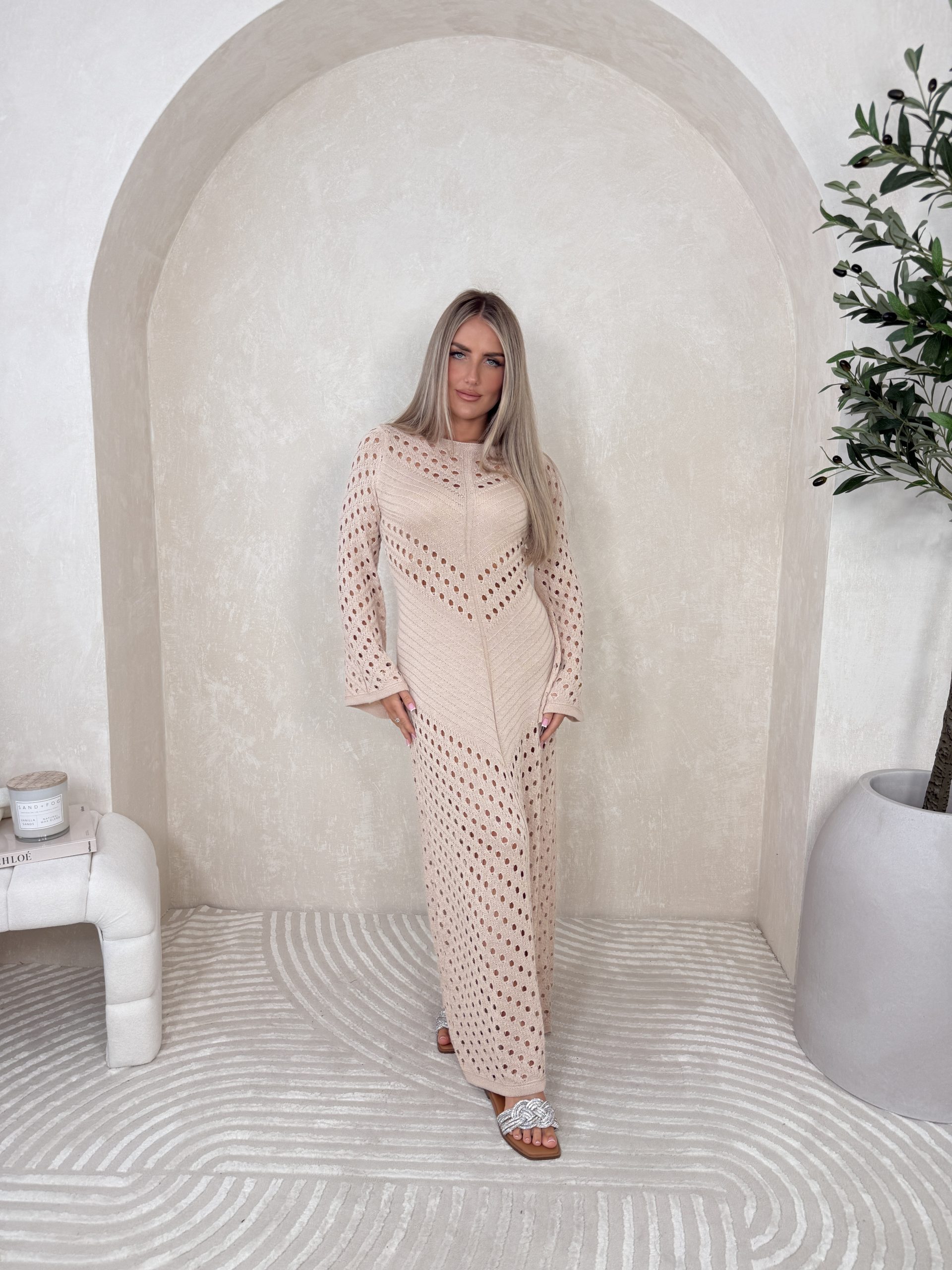 Sukienka Adriela Creme - obrazek 7