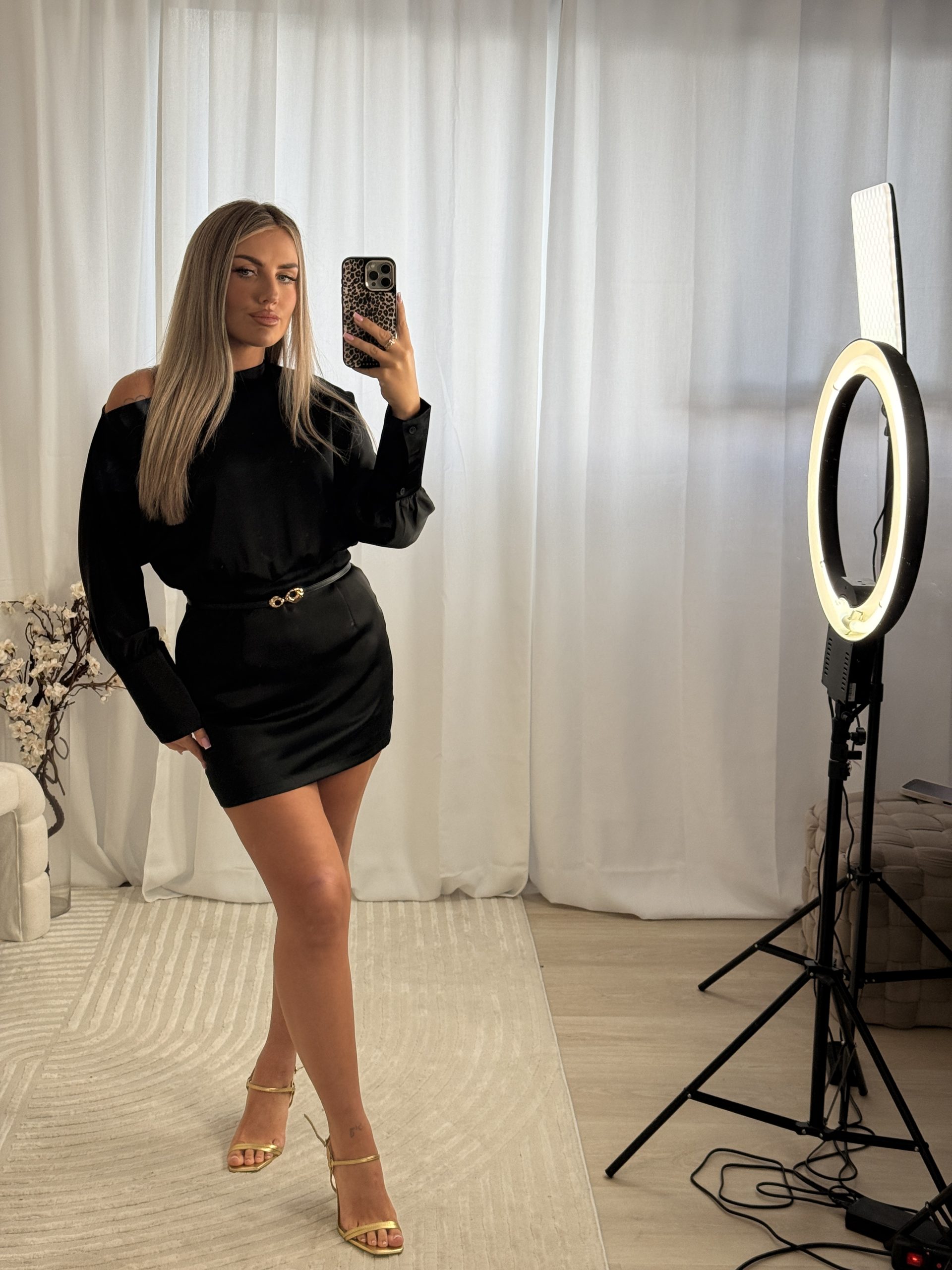 Kombinezon Benico Black Satin - obrazek 3