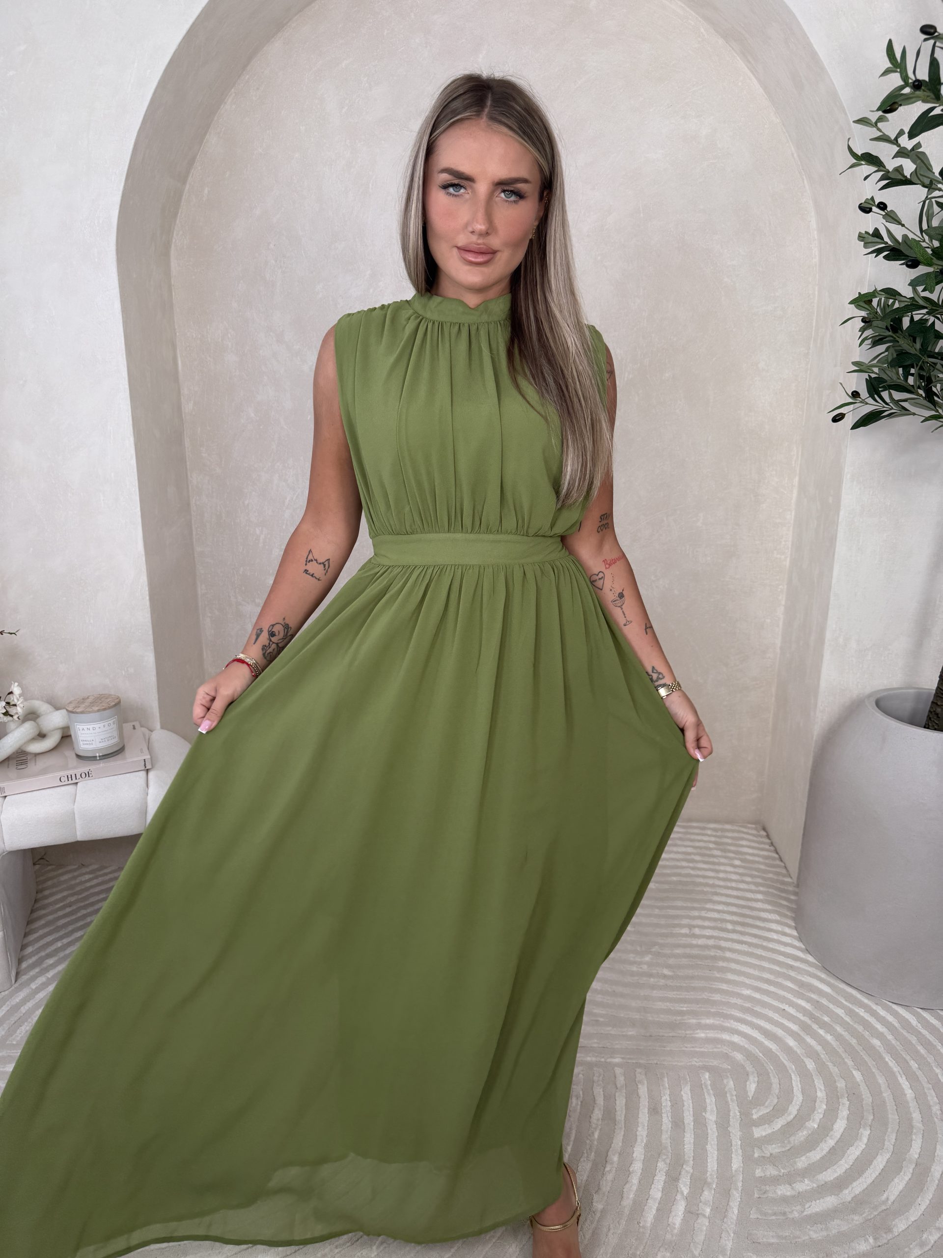 Sukienka Leocadia Green - obrazek 4