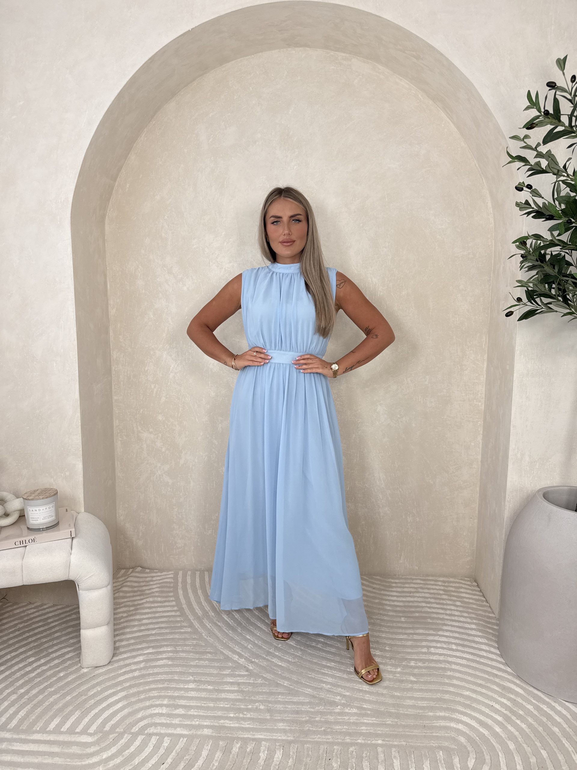 Sukienka Leocadia Baby Blue - obrazek 4
