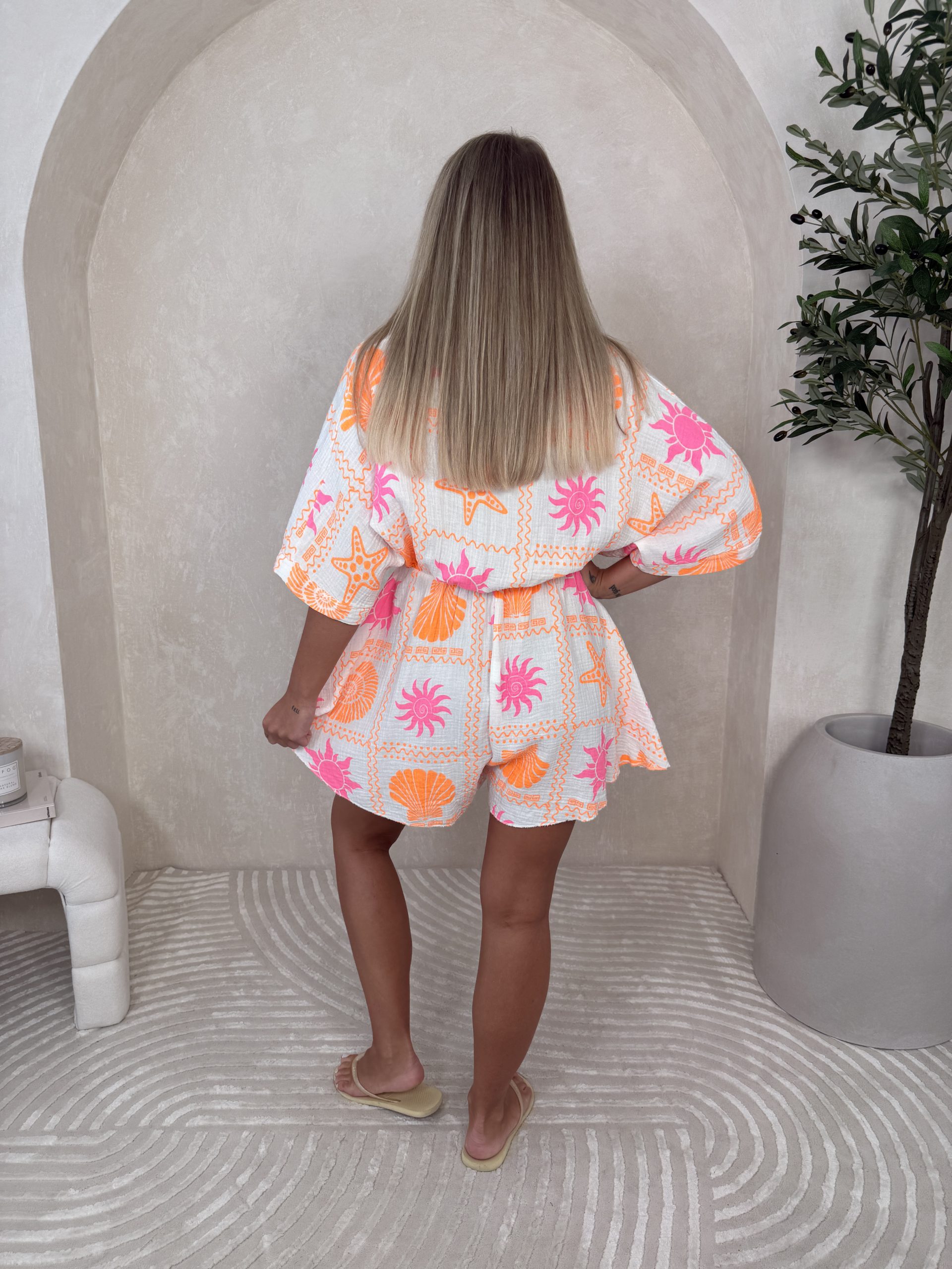 Kombinezon Aroa Pink Orange - obrazek 6