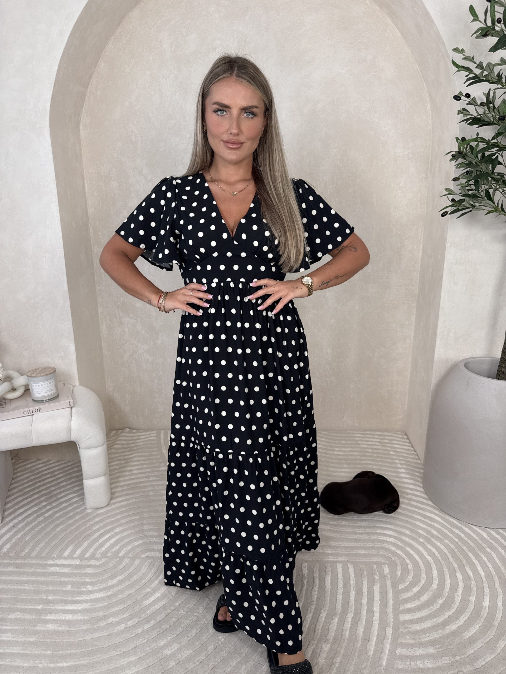 Sukienka Mareille Black Dots