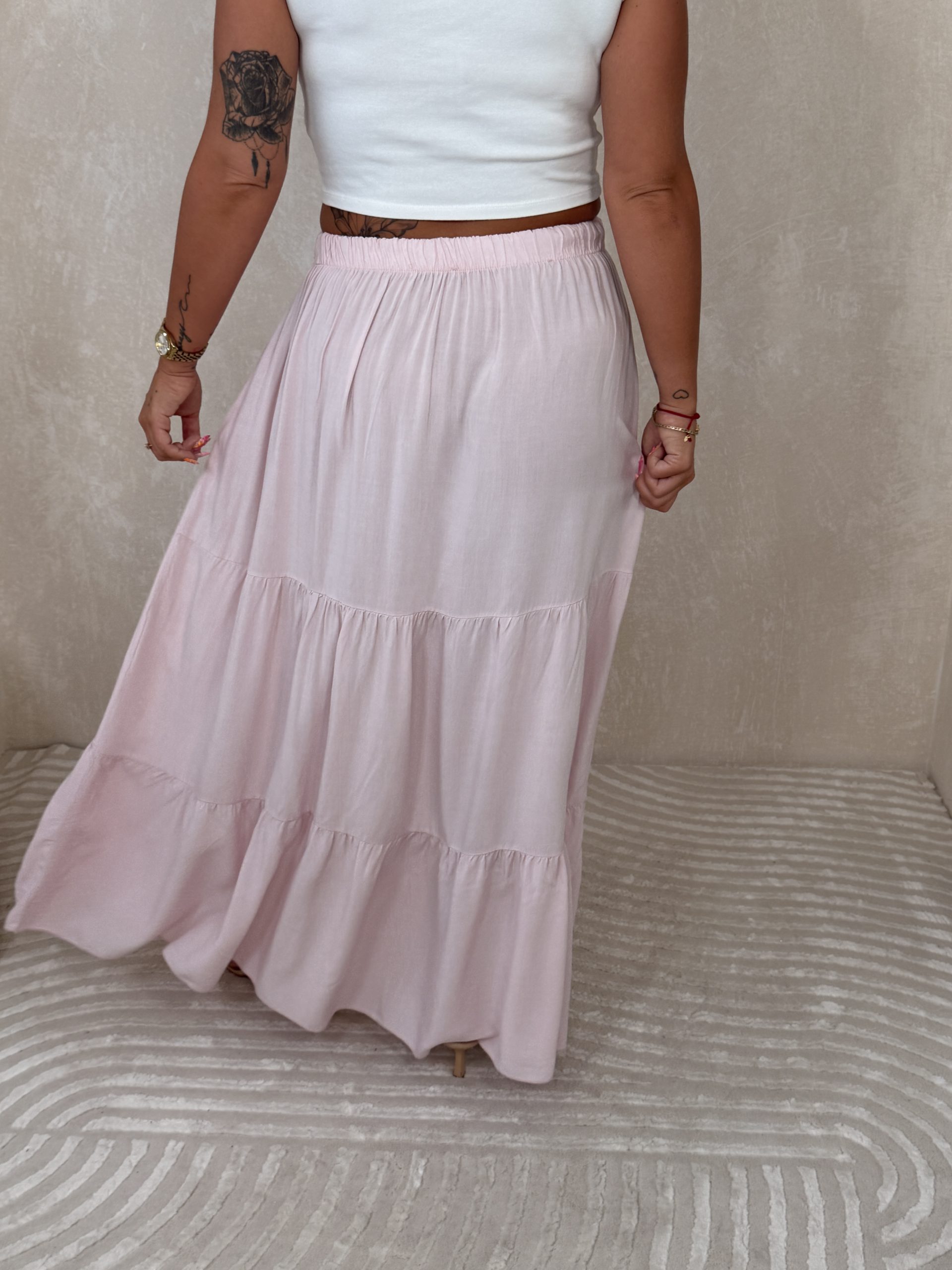 Spódnica Calzado Baby Pink - obrazek 3
