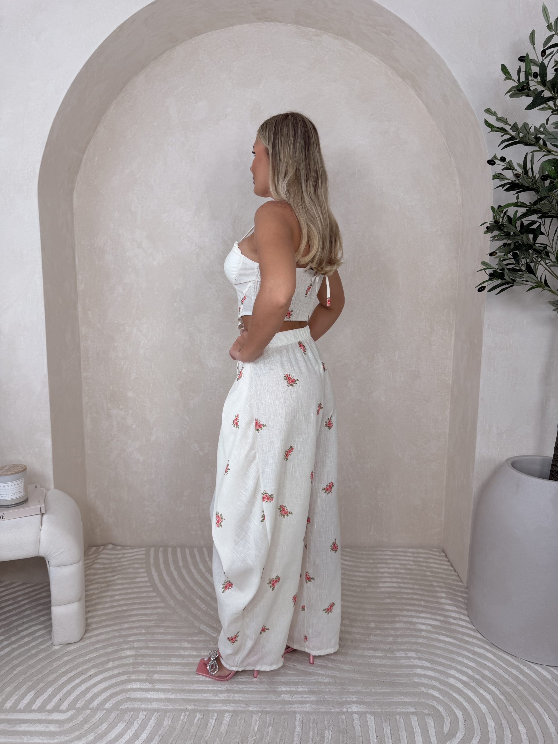 Komplet Isadora Creme Flowers - obrazek 4